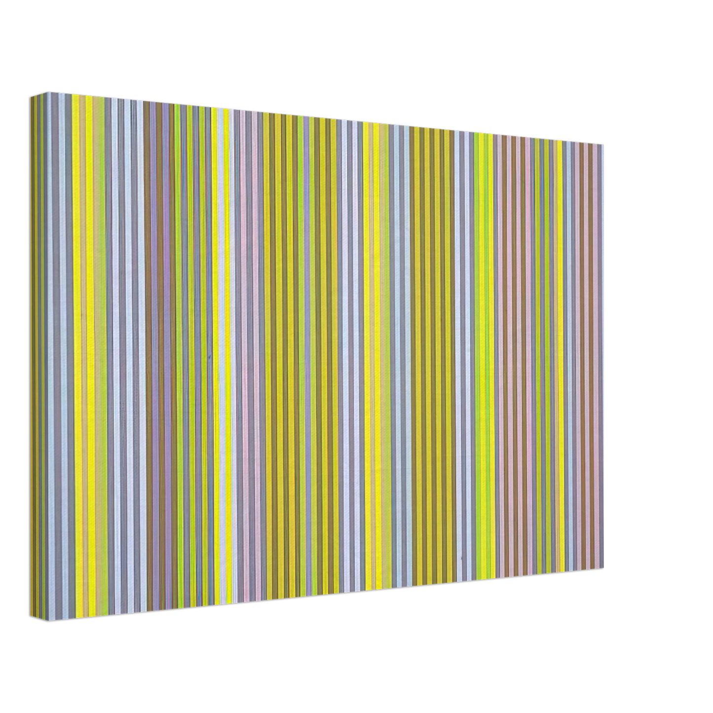 Gene Davis - Black Popcorn - 1969 Canvas - 40x60 cm / 16x24 inches-canvas