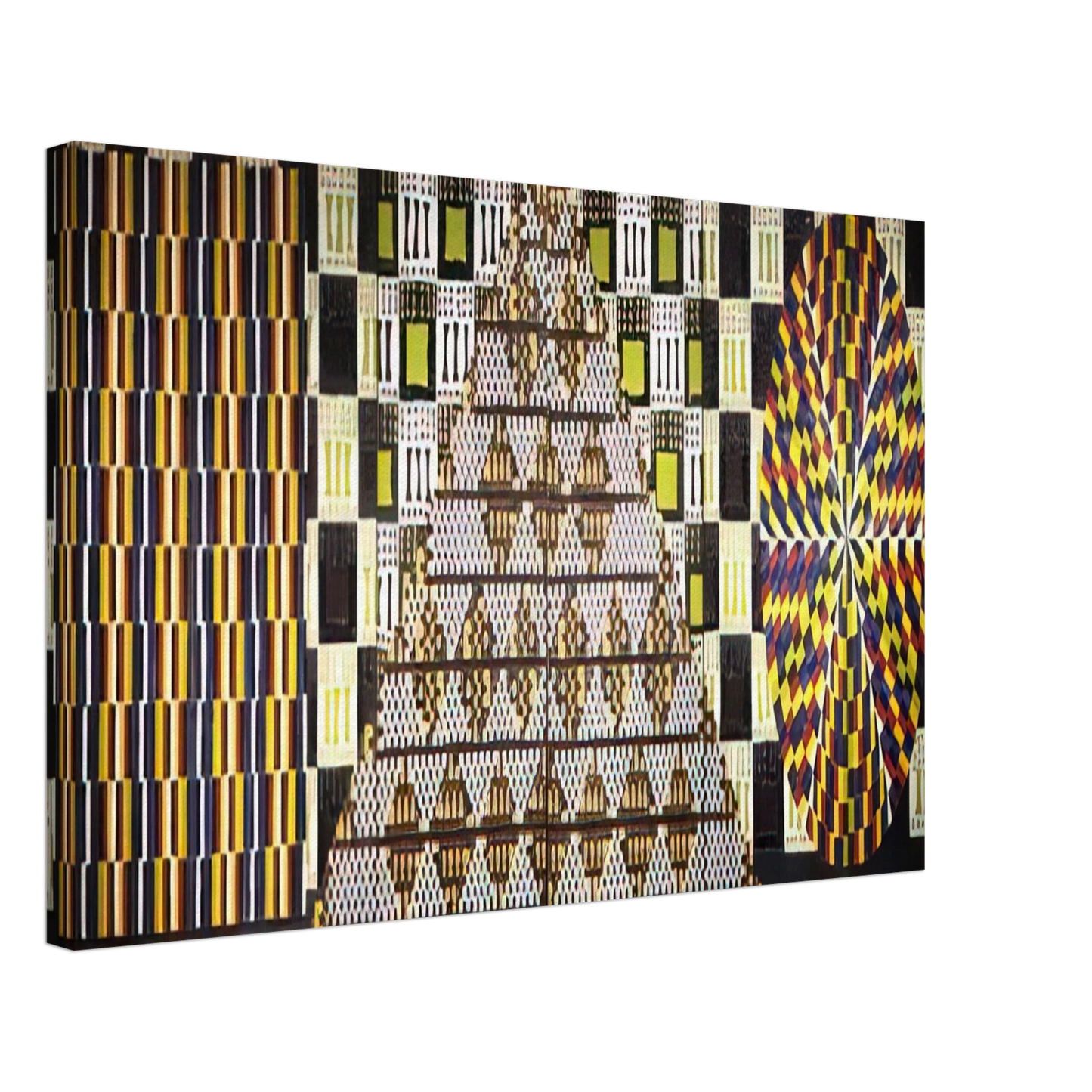 Alfred Jensen - Honor Pythagoras, Per I--Per VI - 1964 Canvas - 40x60 cm / 16x24 inches-canvas