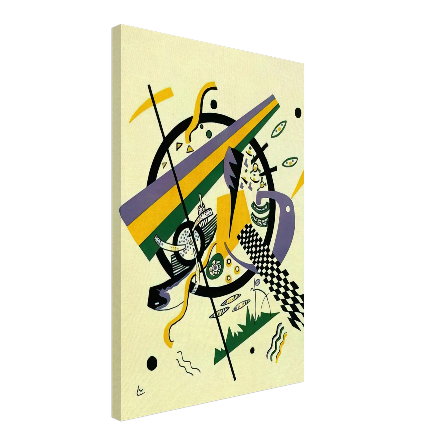 Wassily Kandinsky - SMALL WORLDS IV 1922 Canvas - 70x100 cm / 28x40 inches-canvas
