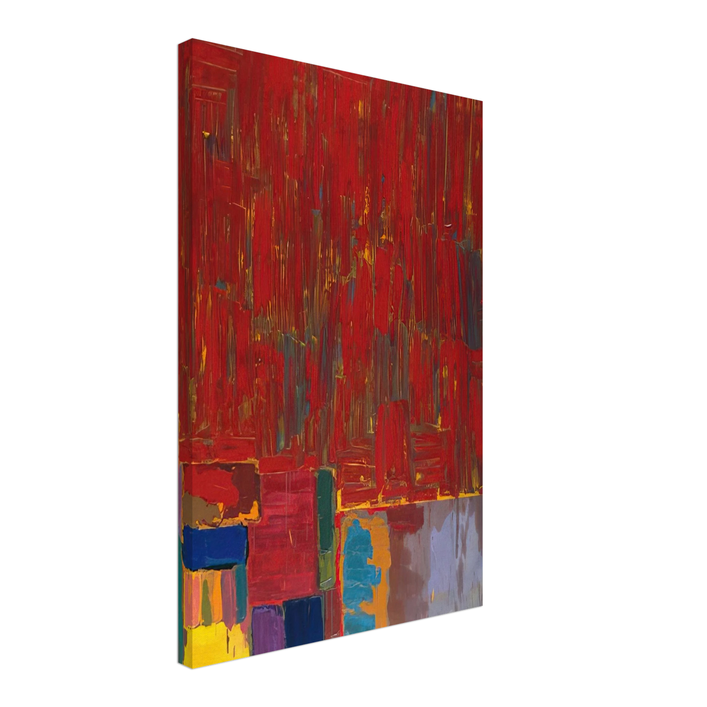 John Hoyland - Saracen - 1977 Canvas - 40x60 cm / 16x24 inches-canvas