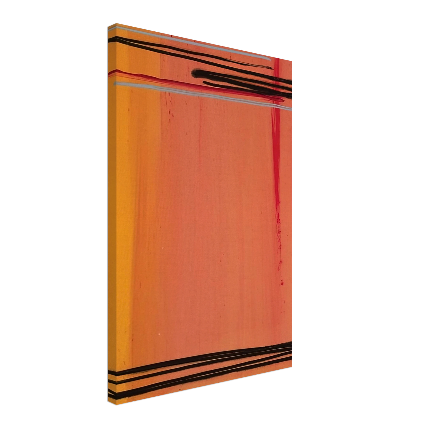 Larry Zox - Caxambus - Color Field Painting Canvas - 40x60 cm / 16x24 inches-canvas