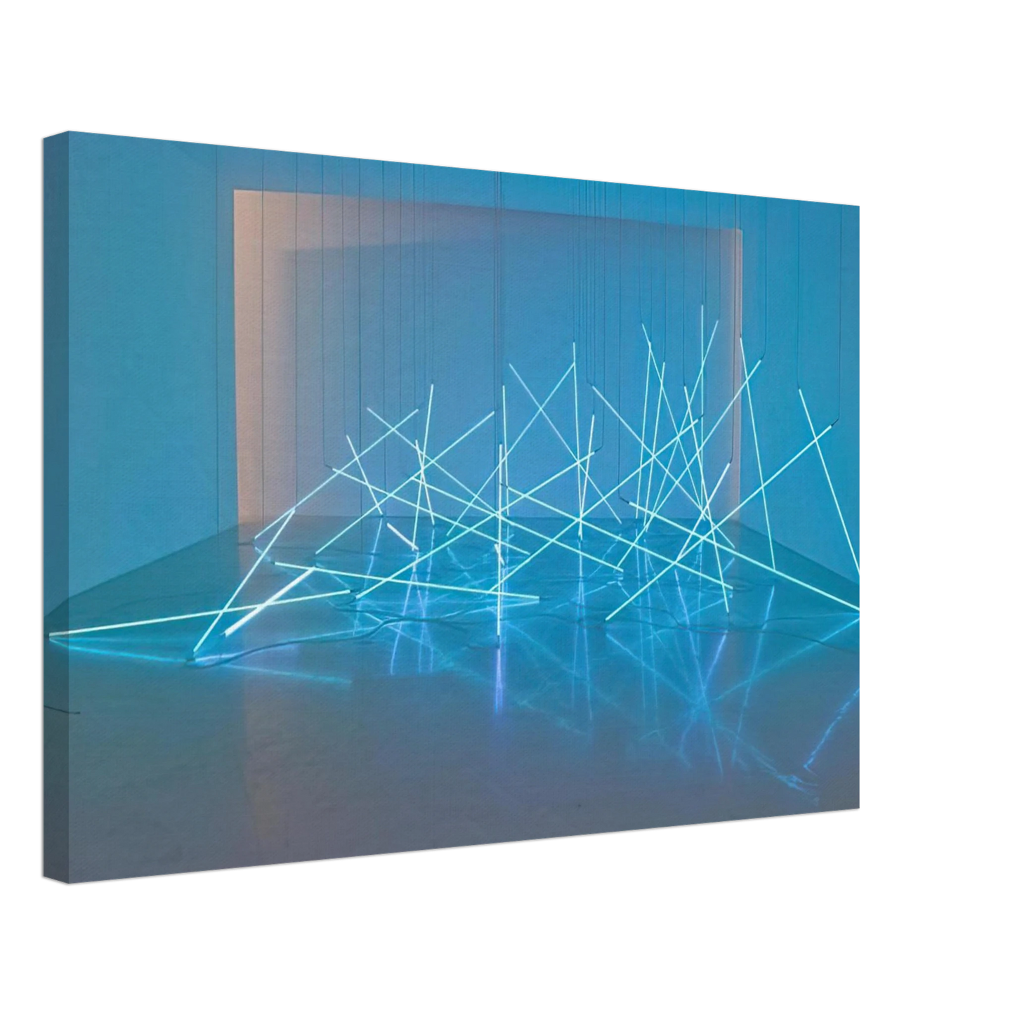 Francois Morellet - Avalanche - 1996 Canvas - 70x100 cm / 28x40 inches-canvas