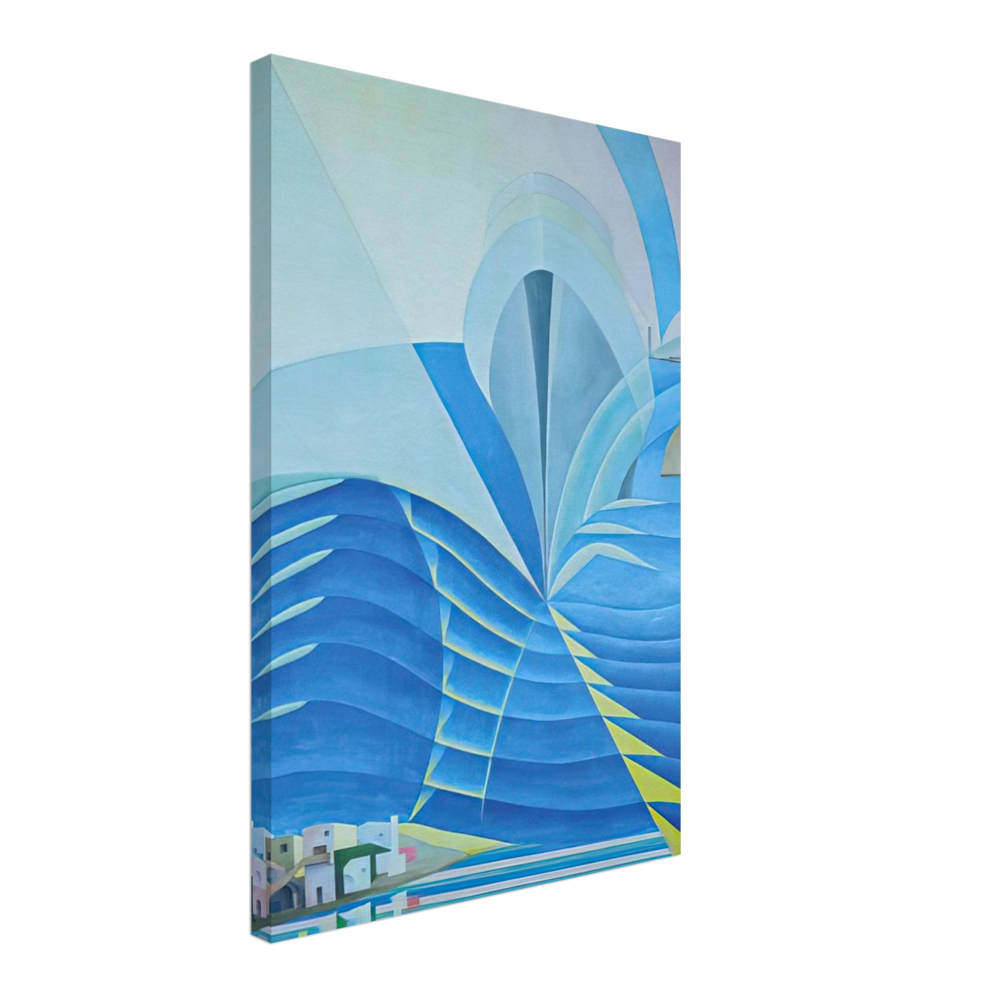 Benedetta Cappa - Synthesis of Marine Communications - 1934 Canvas - 70x100 cm / 28x40 inches-canvas