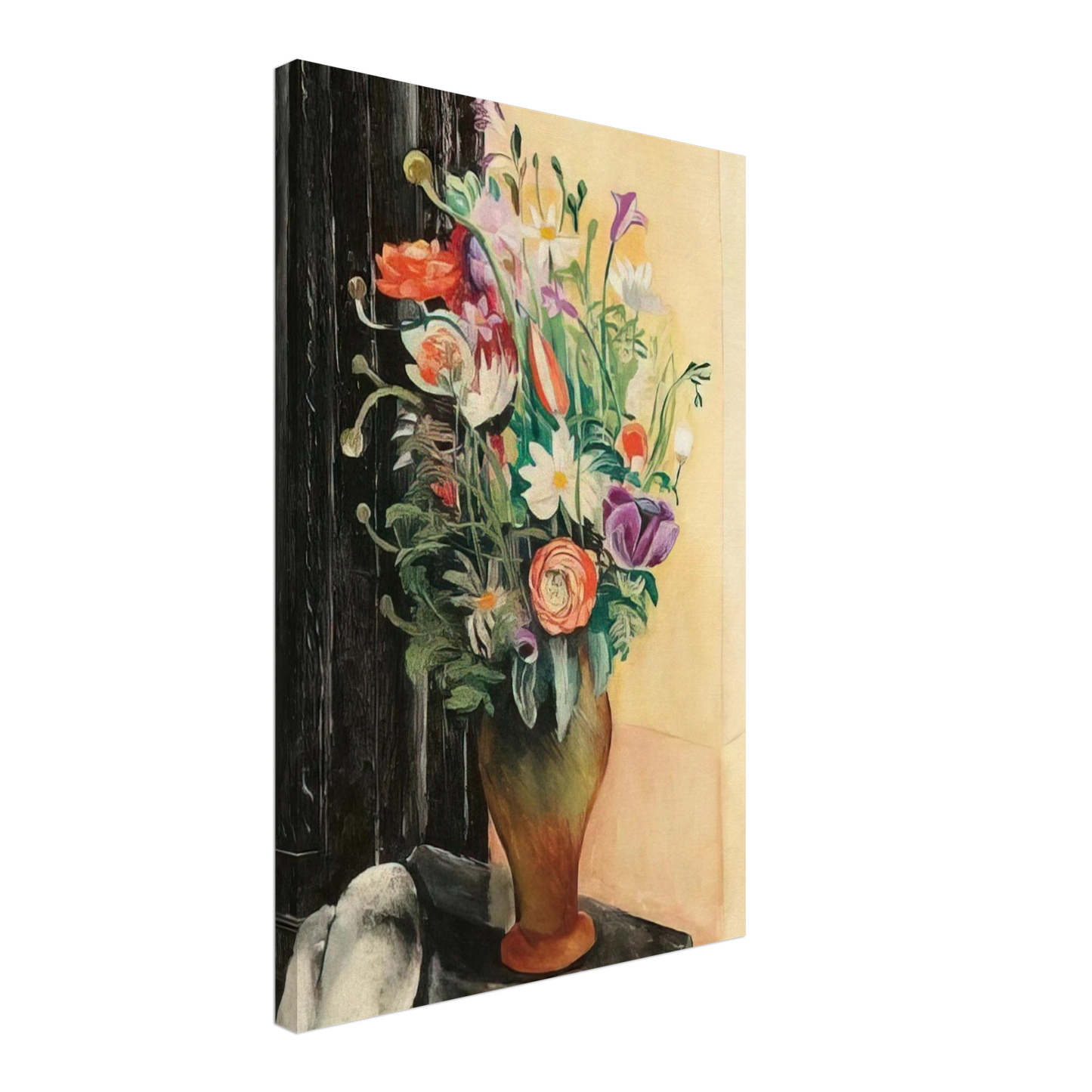 Moise Kisling - FLOWERS 1919 Canvas - 40x60 cm / 16x24 inches-canvas