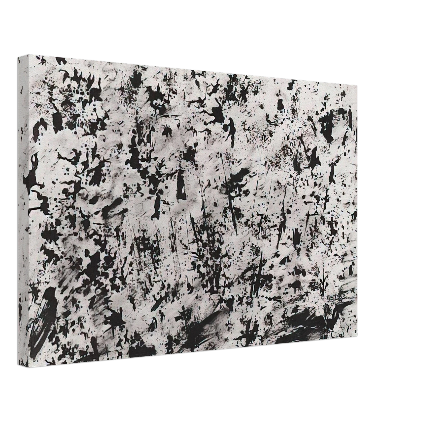 Henri Michaux - UNTITLED 1962 Canvas - 70x100 cm / 28x40 inches-canvas