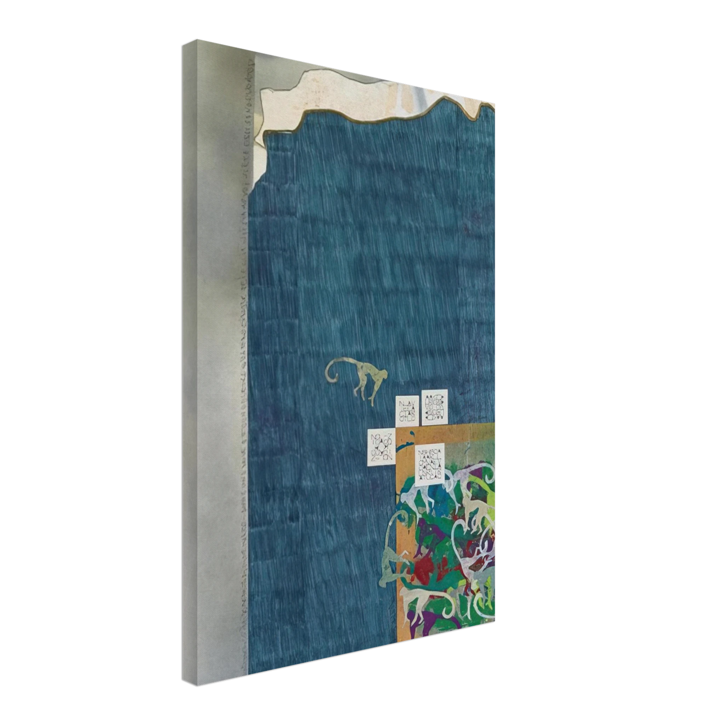 Alighiero Boetti - UNTITLED Canvas - 40x60 cm / 16x24 inches-canvas