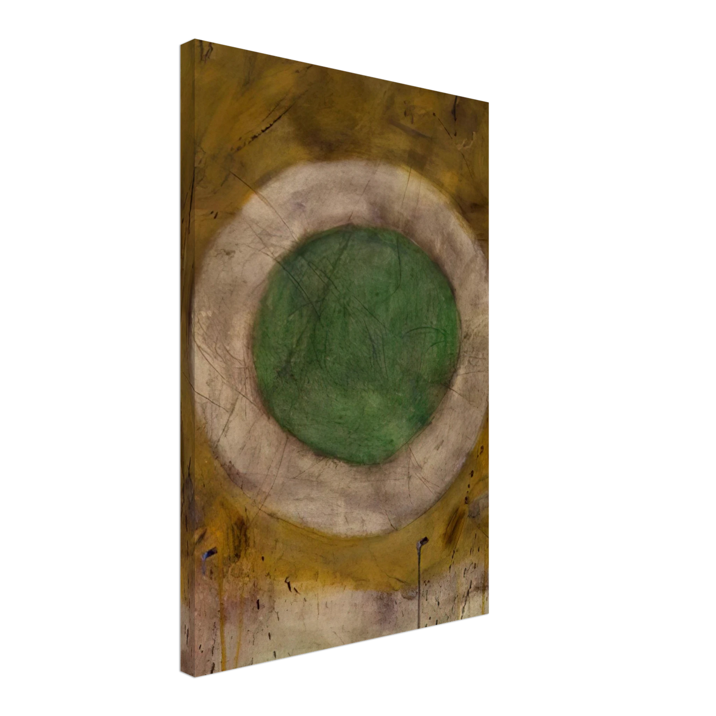 Gene Davis - Green Glow - 1958 Canvas - 40x60 cm / 16x24 inches-canvas