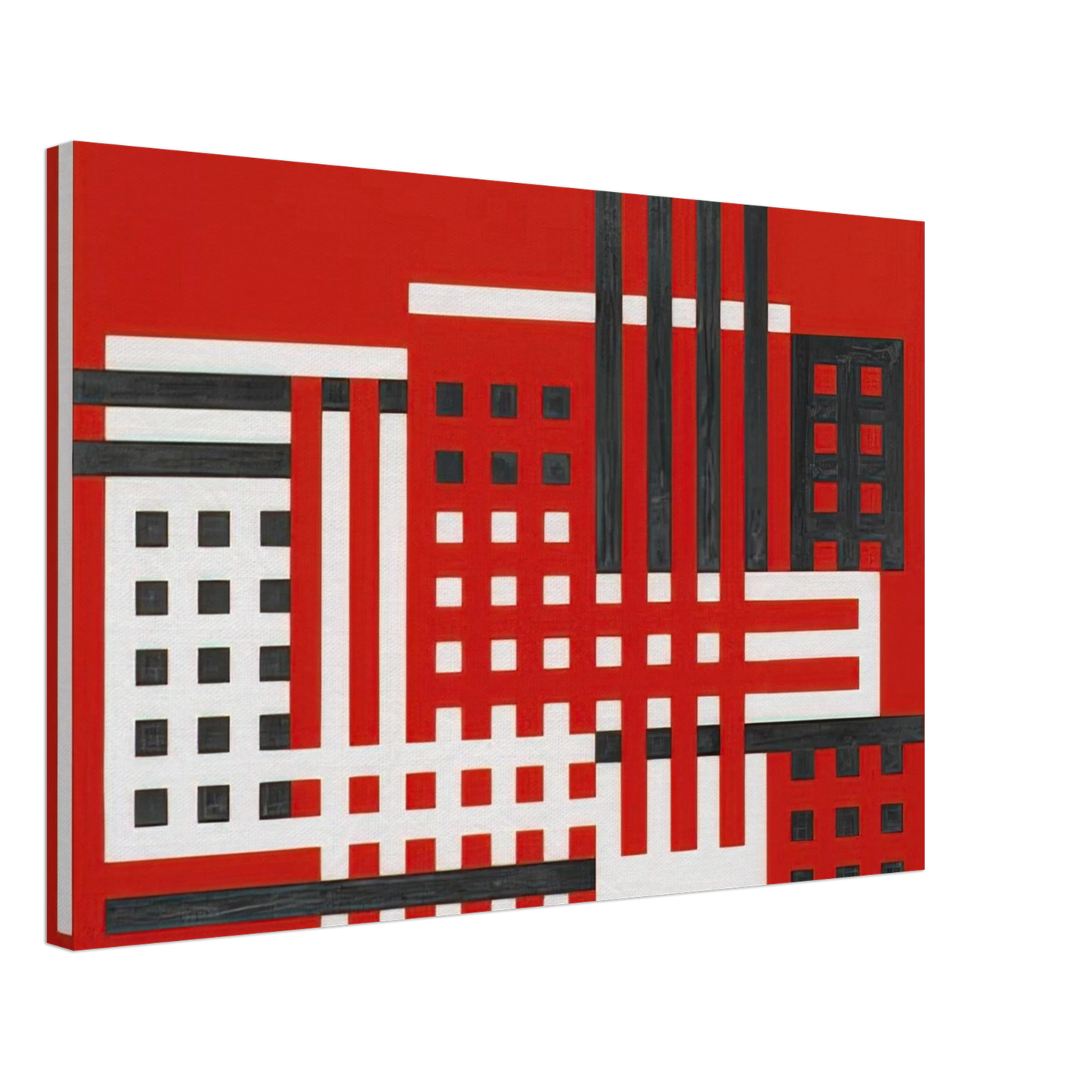 Josef Albers - FACTORY 1925 Canvas - 40x60 cm / 16x24 inches-canvas