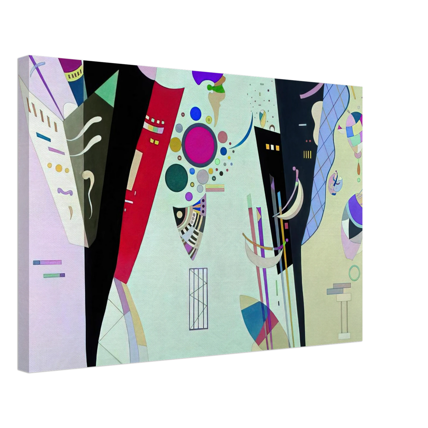 Wassily Kandinsky - RECIPROCAL ACCORDS 1942 Canvas - 40x60 cm / 16x24 inches-canvas