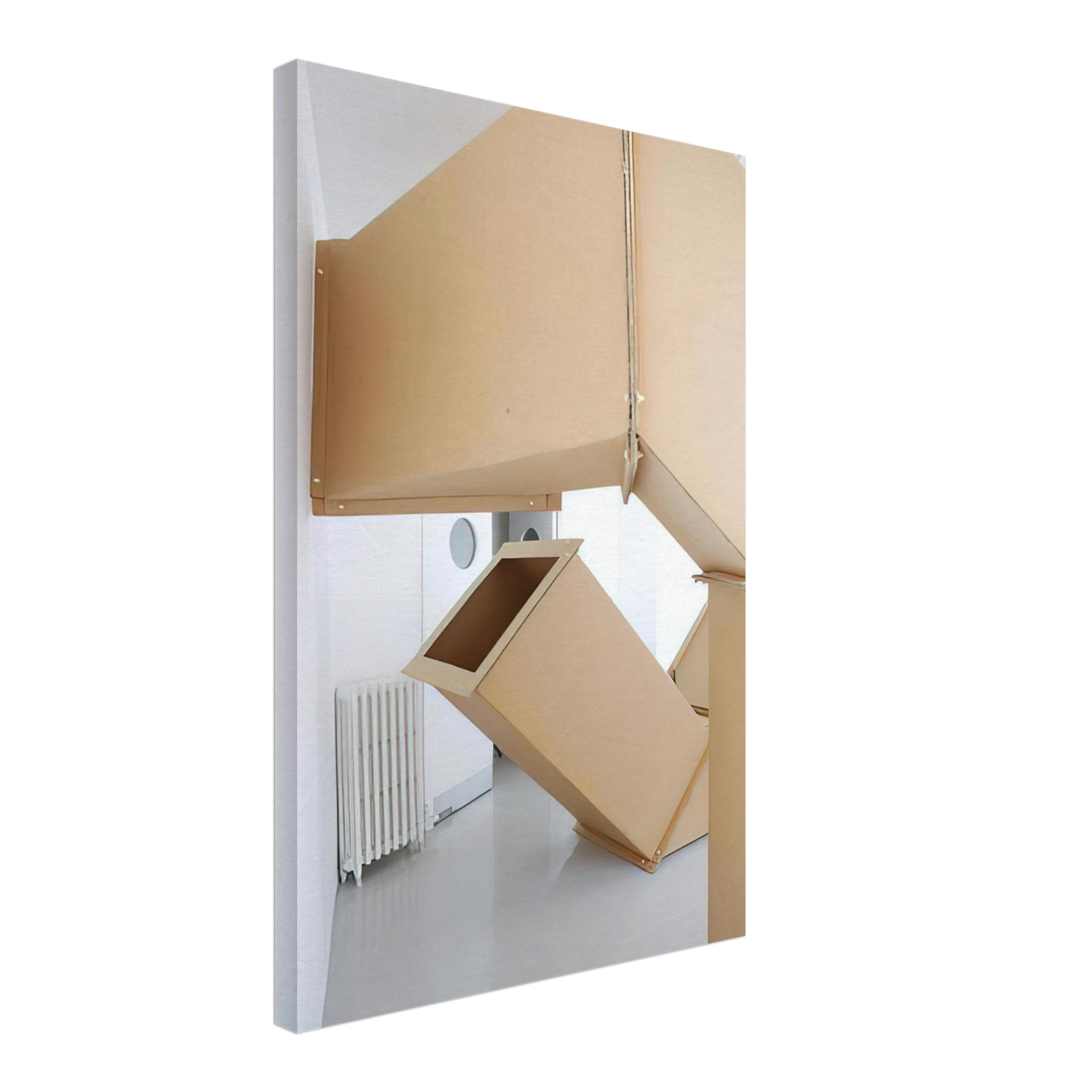 Charlotte Posenenske - Series DW - 1967 Canvas - 70x100 cm / 28x40 inches-canvas