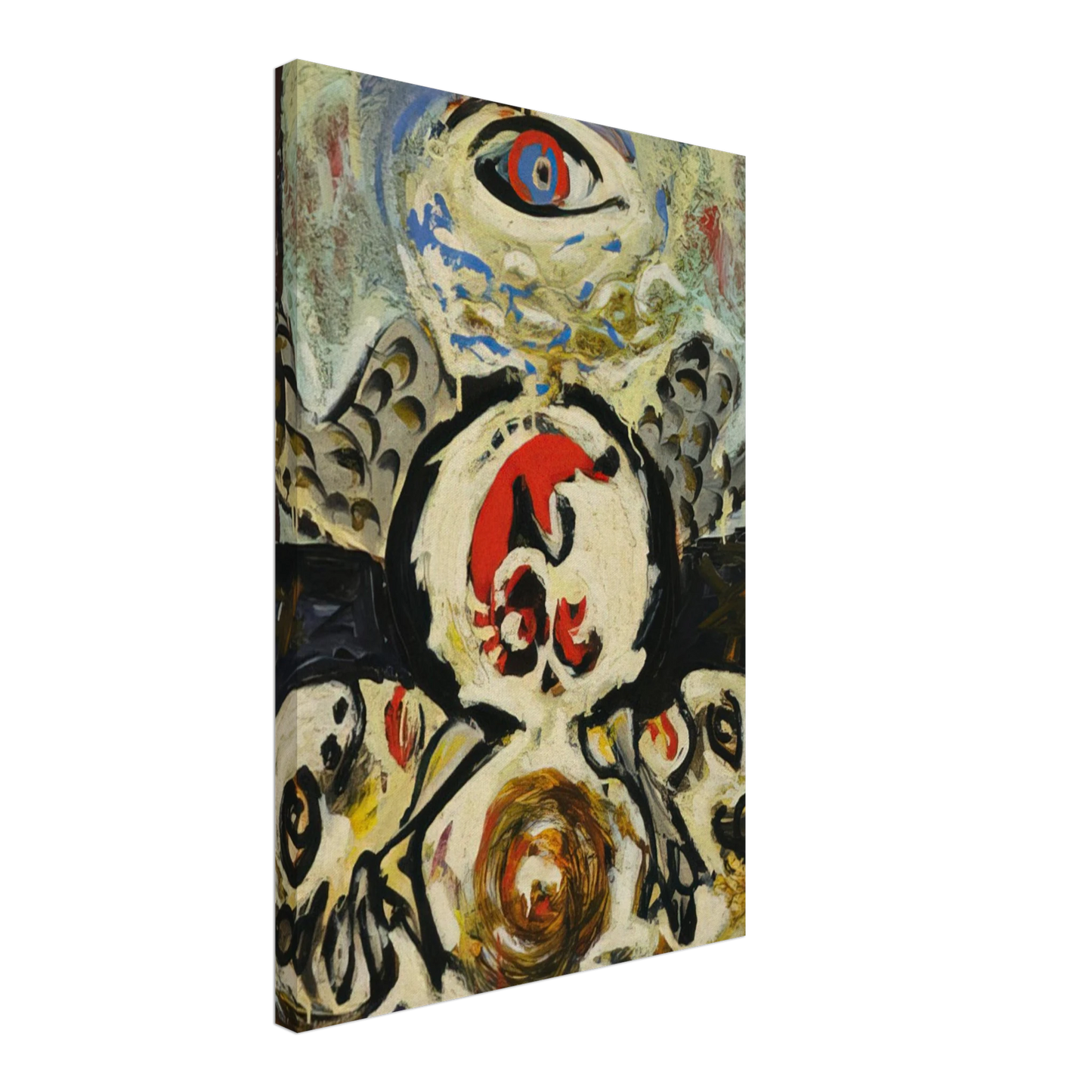 Jackson Pollock - BIRD 1941 Canvas - 40x60 cm / 16x24 inches-canvas