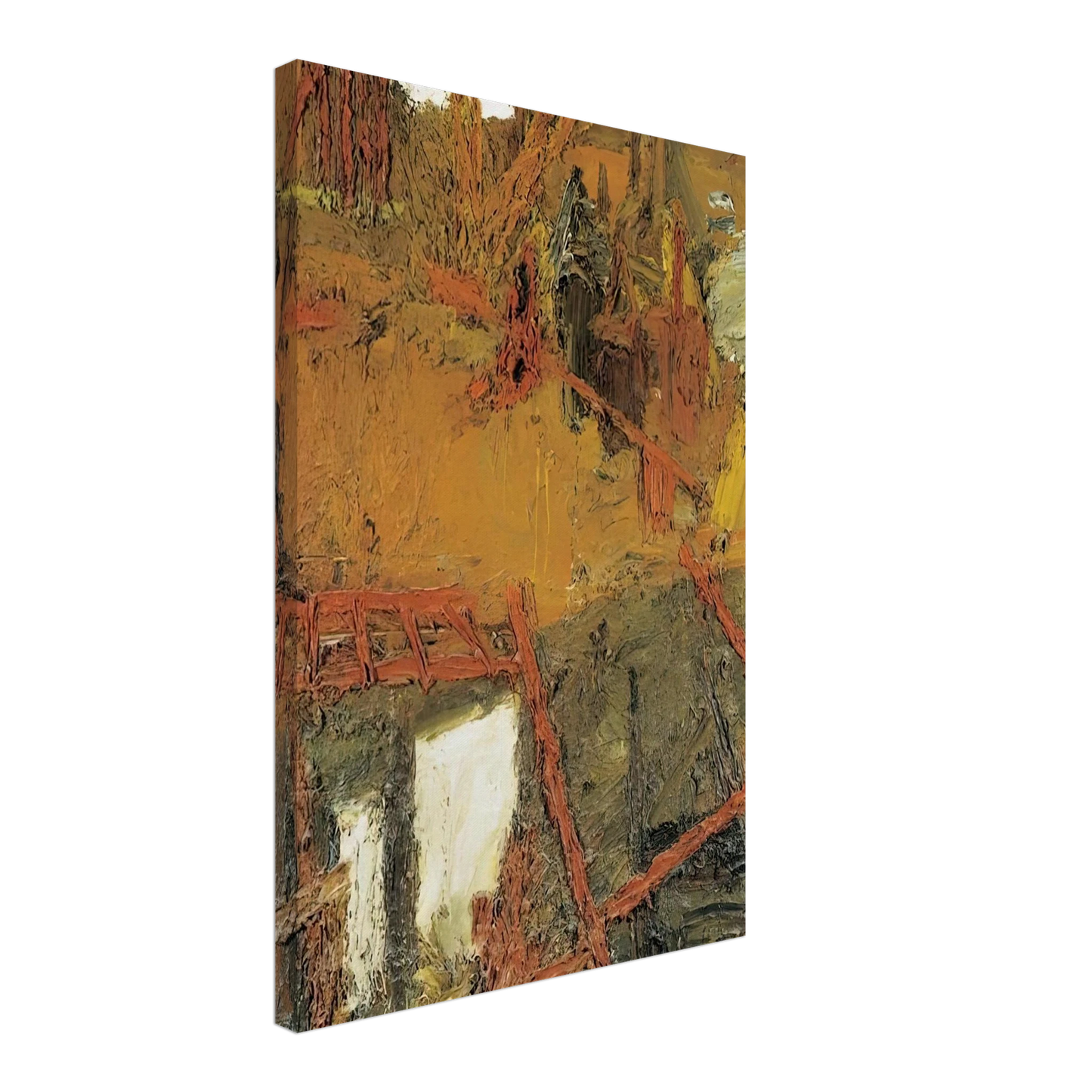 Frank Auerbach - EMPIRE CINEMA MODERN POSTCARD Canvas - 70x100 cm / 28x40 inches-canvas