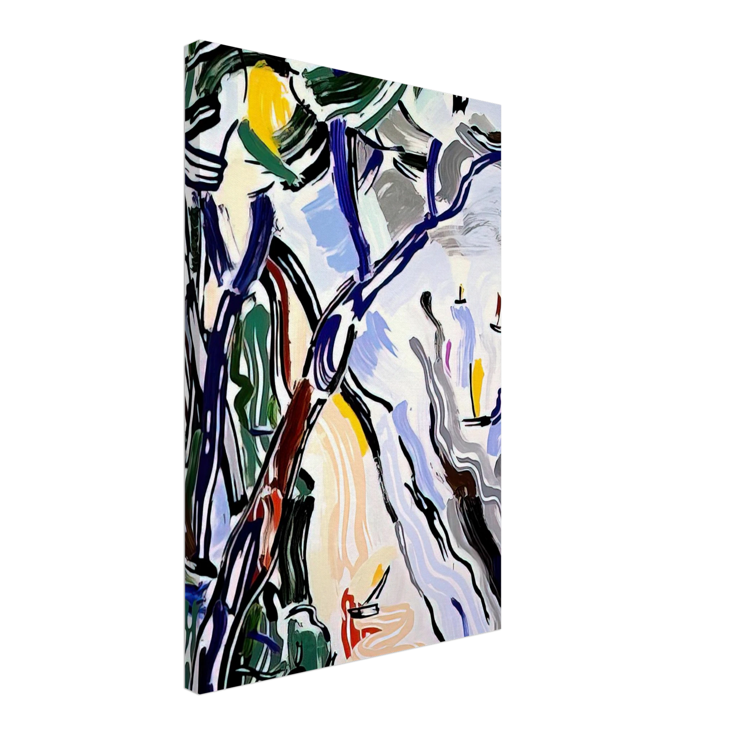 Roy Lichtenstein - SAILBOATS 1985 Canvas - 70x100 cm / 28x40 inches-canvas