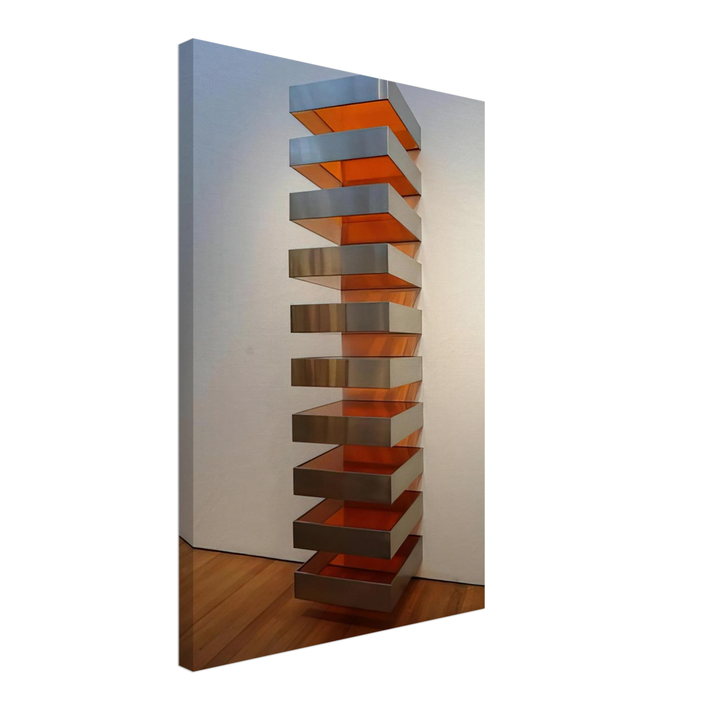 Donald Judd - Untitled DSS 120 - 1968 Canvas - 70x100 cm / 28x40 inches-canvas
