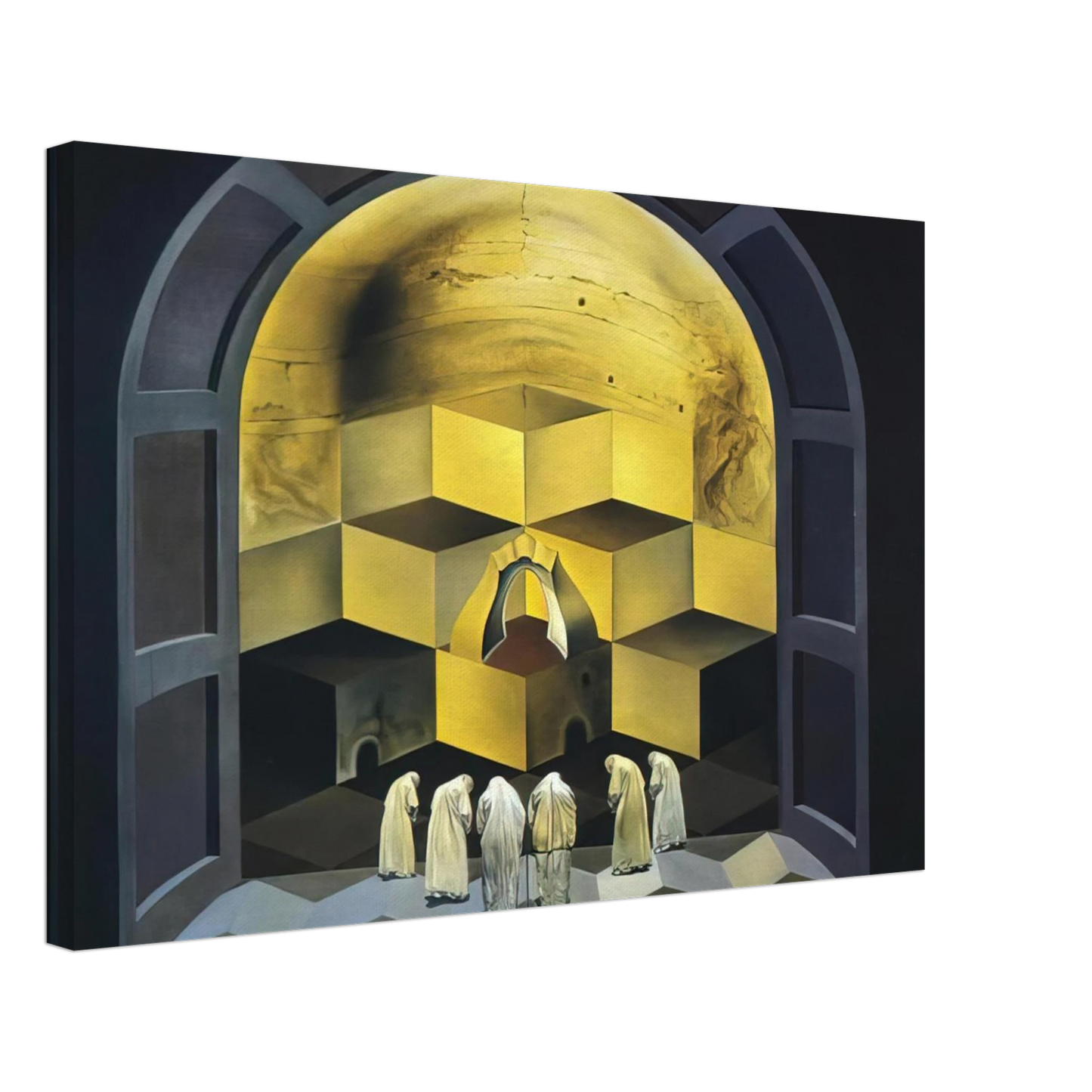 Salvador Dali - SKULL OF ZURBARAN Canvas - 70x100 cm / 28x40 inches-canvas