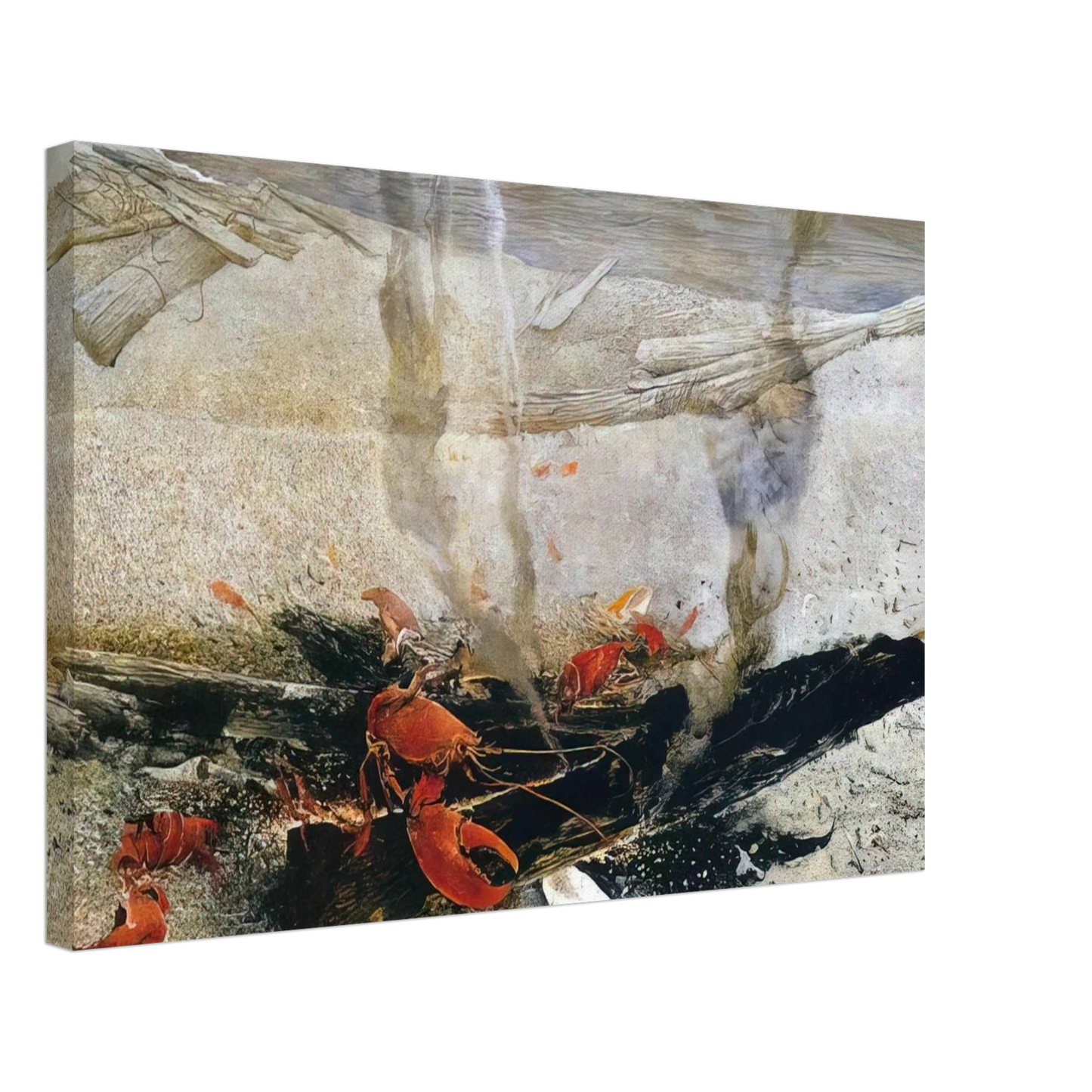 Andrew Wyeth - EMBERS 2000 Canvas - 40x60 cm / 16x24 inches-canvas