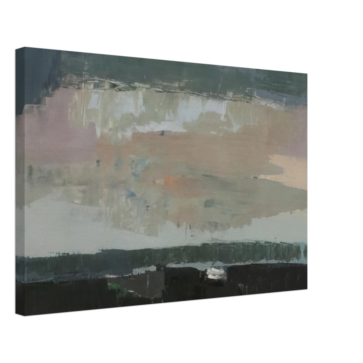 Nicolas de Stael - Gentilly - 1952 Canvas - 70x100 cm / 28x40 inches-canvas