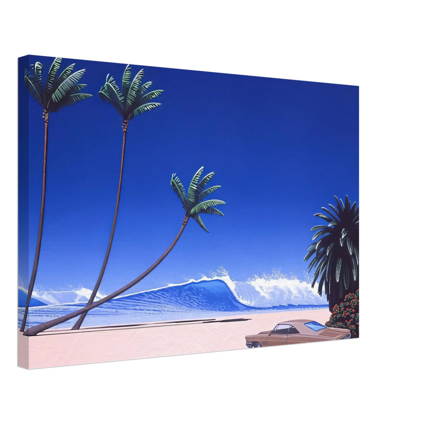 Hiroshi Nagai - Impender Beach Canvas - 40x60 cm / 16x24 inches-canvas