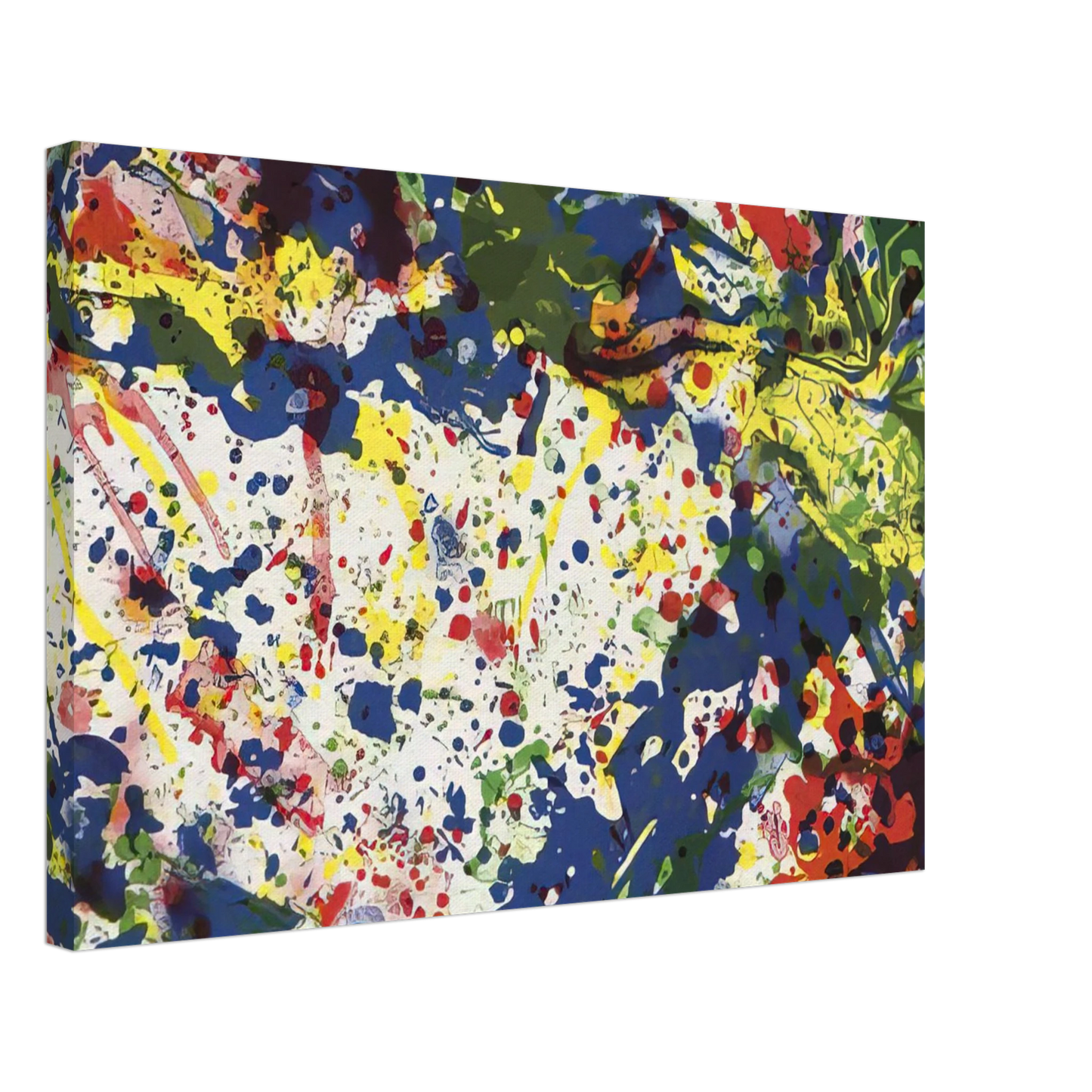 Sam Francis - Untitled from Papierski Portfolio SF 355 Canvas - 70x100 cm / 28x40 inches-canvas