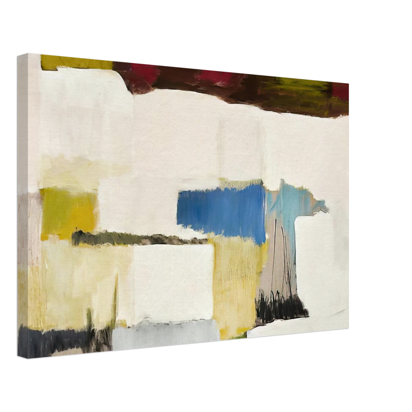 Giorgio Cavallon - Untitled - 1980 Canvas - 40x60 cm / 16x24 inches-canvas