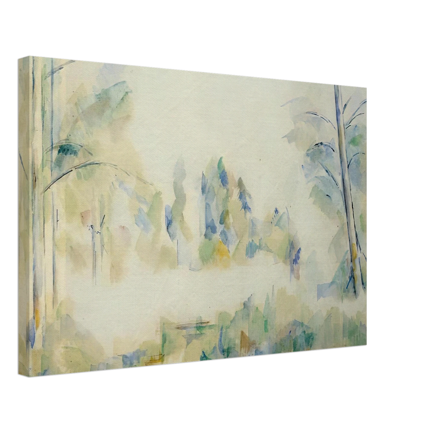 Paul Cezanne - Trees by the Water Canvas - 70x100 cm / 28x40 inches-canvas