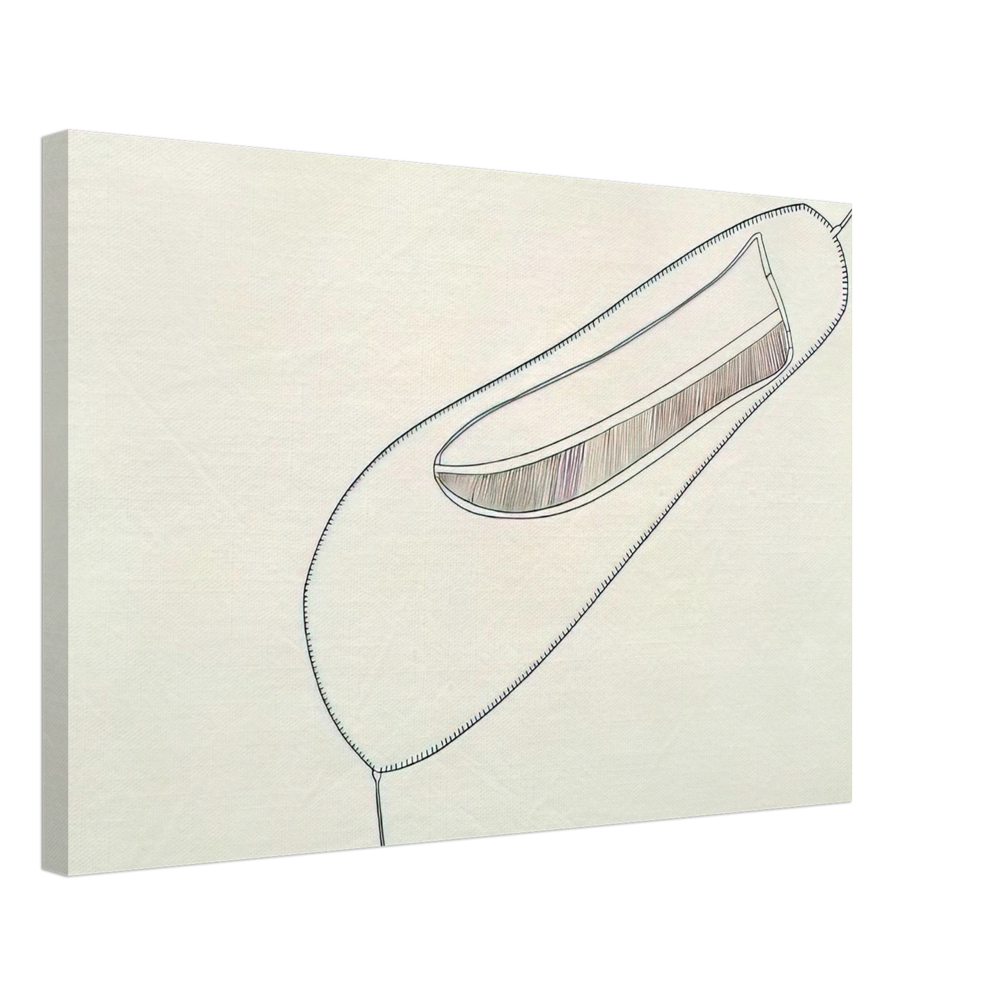 Eva Hesse - UNTITLED 1965 1 Canvas - 70x100 cm / 28x40 inches-canvas
