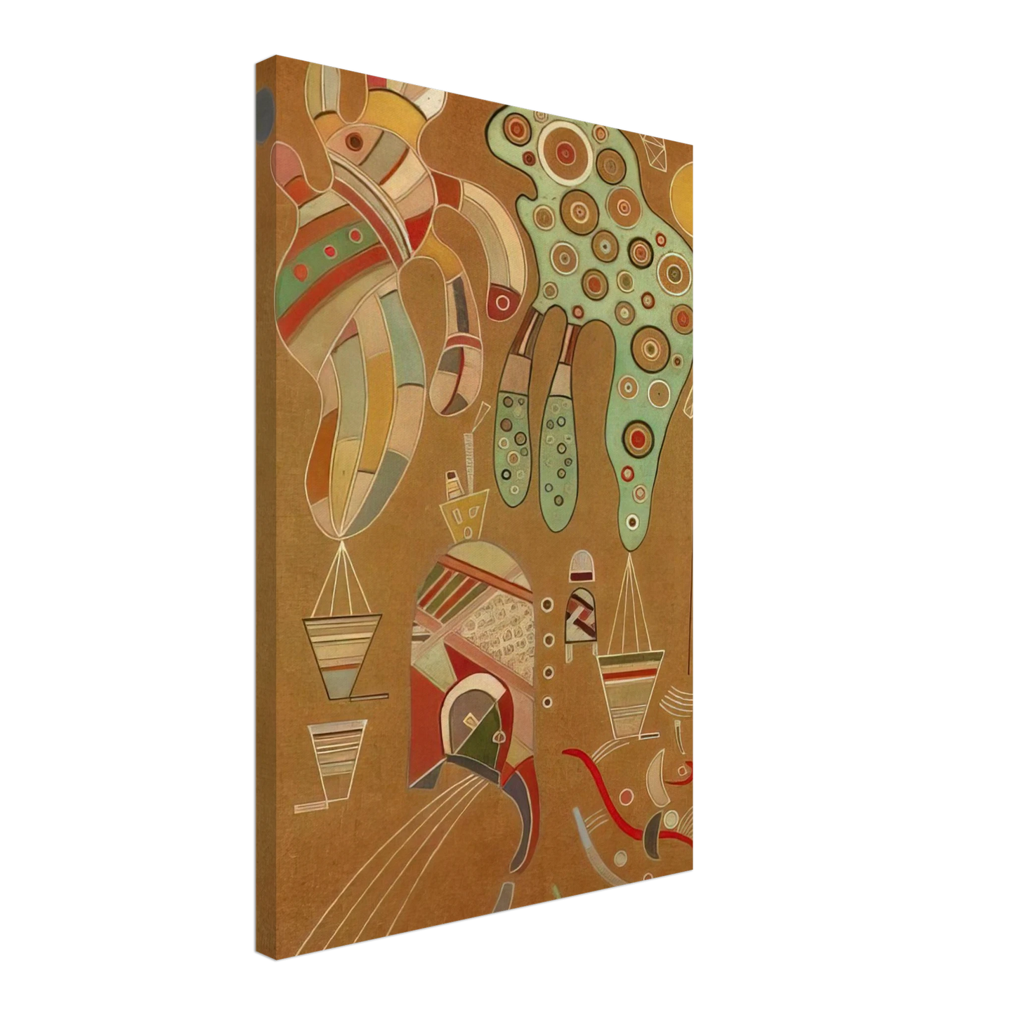 Wassily Kandinsky - UNTITLED 1941 1 Canvas - 40x60 cm / 16x24 inches-canvas