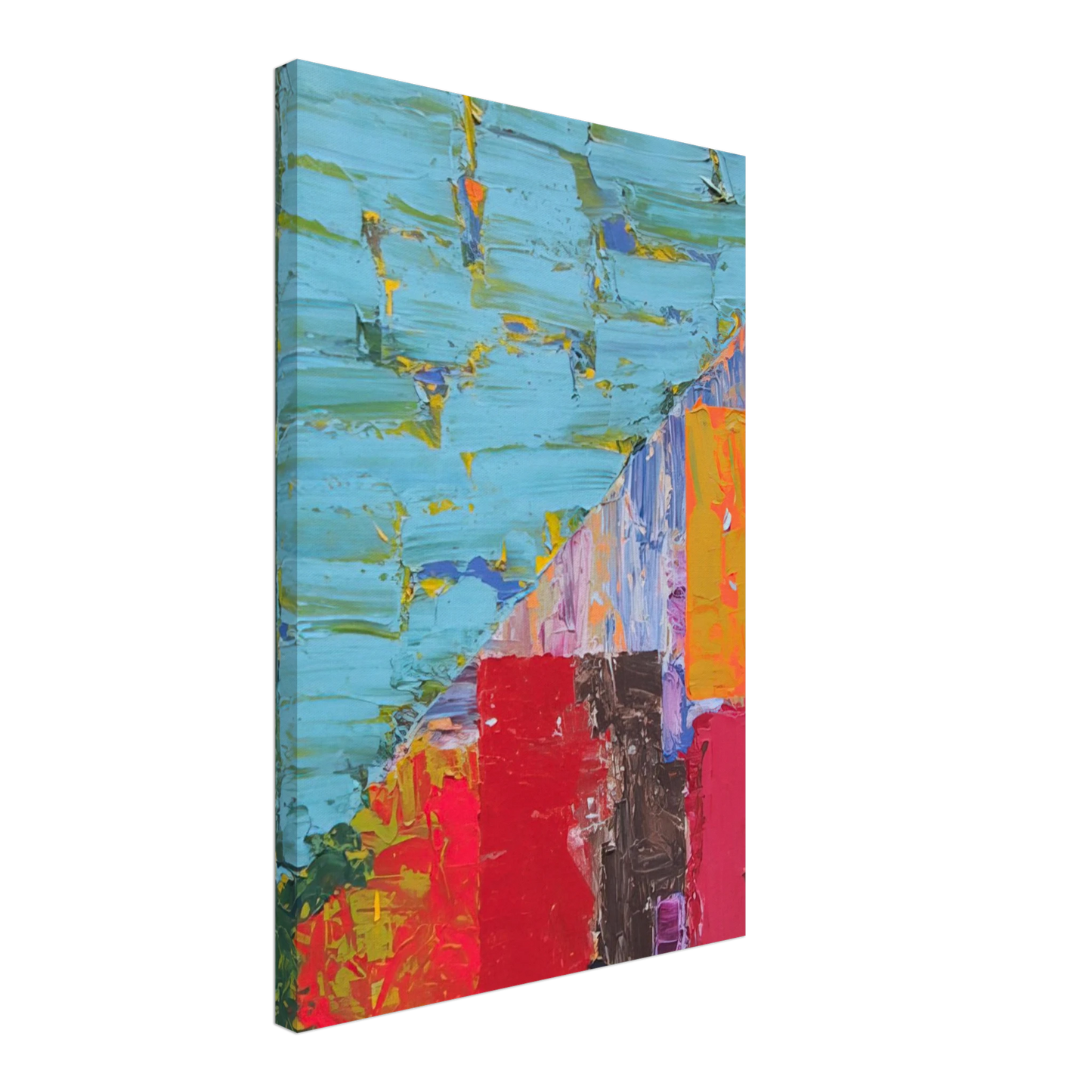 John Hoyland - 25.4.78 - 1978 Canvas - 40x60 cm / 16x24 inches-canvas