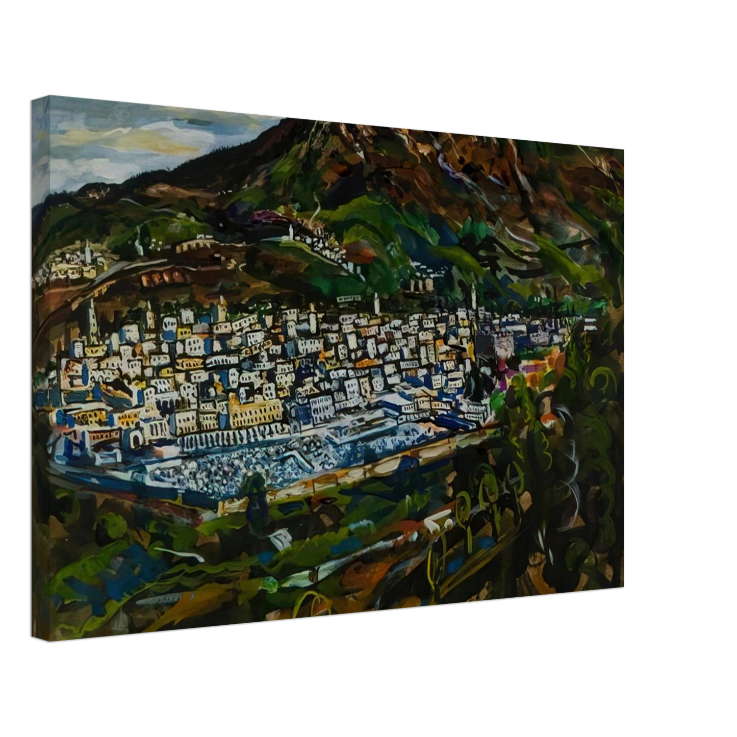 Ivan Albright - FEZ MOROCCO 1960 Canvas - 70x100 cm / 28x40 inches-canvas