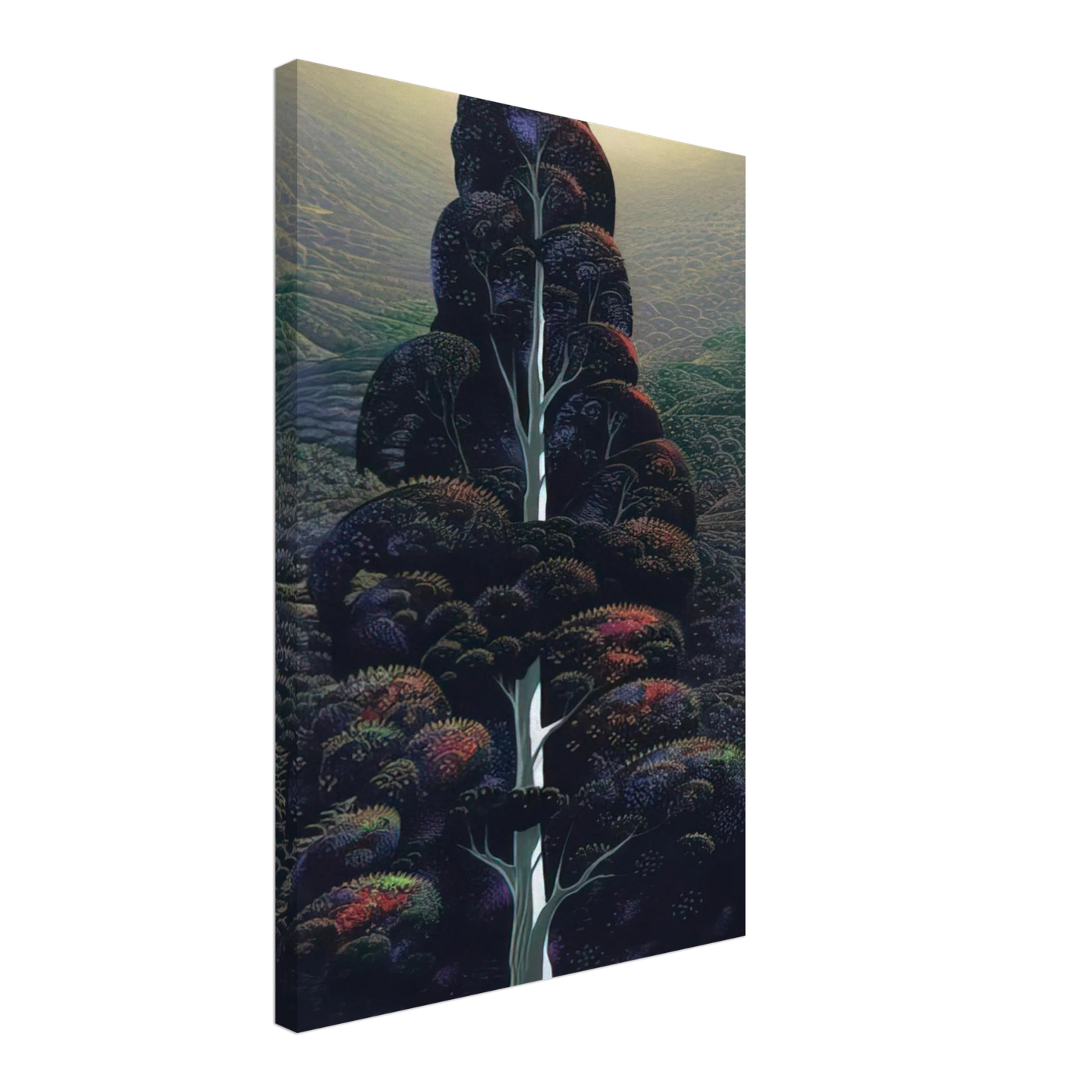 Eyvind Earle - Reaching for the Sky Canvas - 40x60 cm / 16x24 inches-canvas