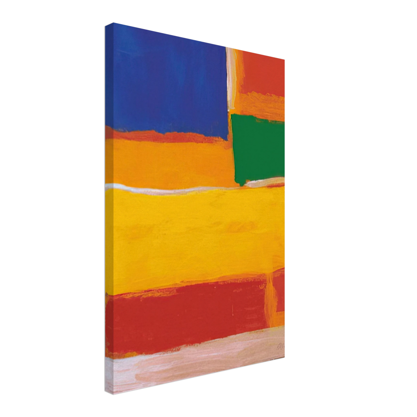 Esteban Vicente - UNTITLED 1986 Canvas - 40x60 cm / 16x24 inches-canvas
