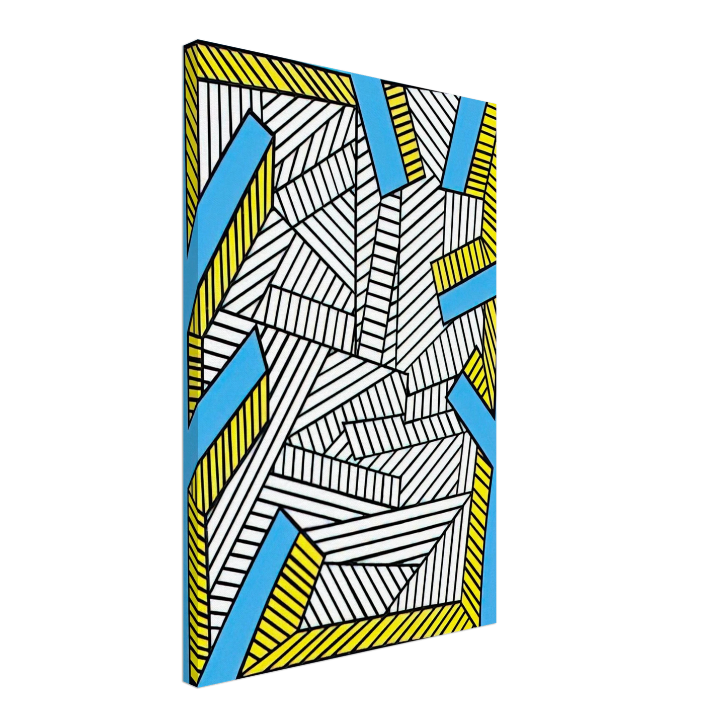 Nicholas Krushenick - Pumpkin - 1998 Canvas - 70x100 cm / 28x40 inches-canvas