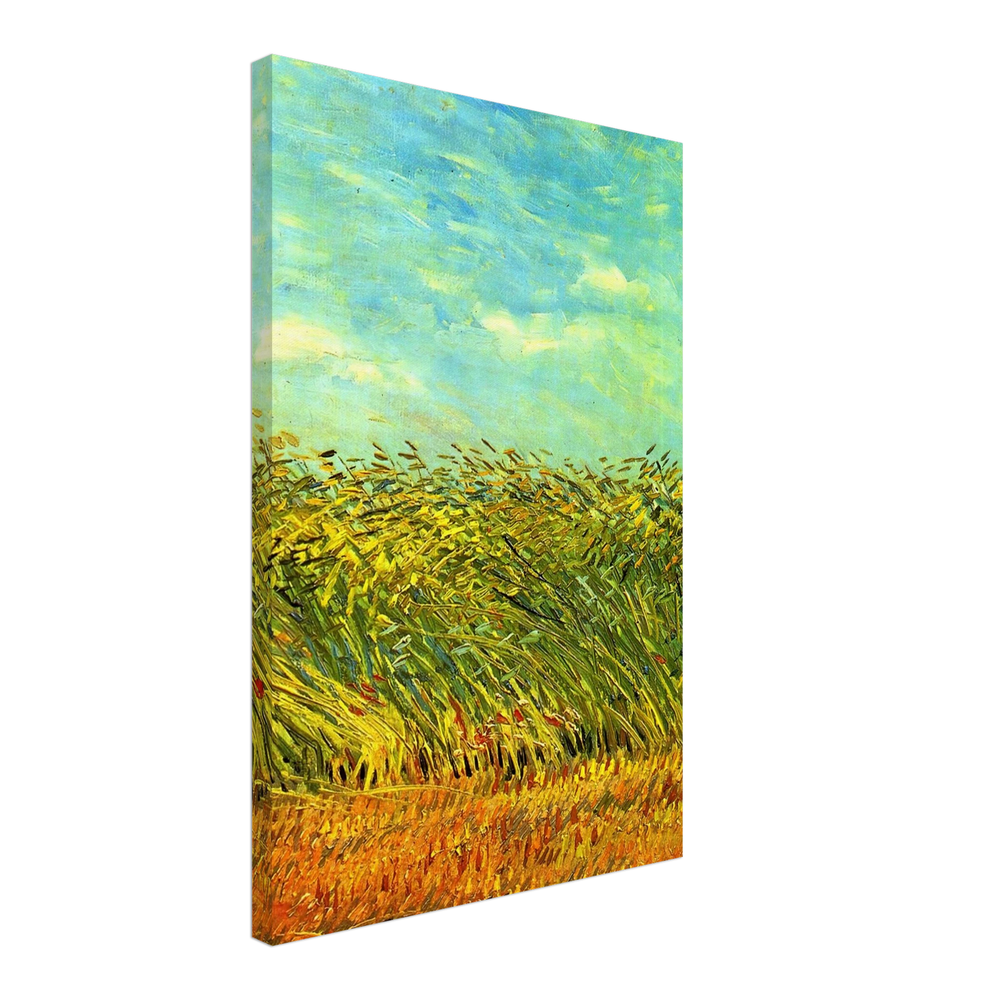 Vincent van Gogh - Wheat Field with a Lark Canvas - 70x100 cm / 28x40 inches-canvas