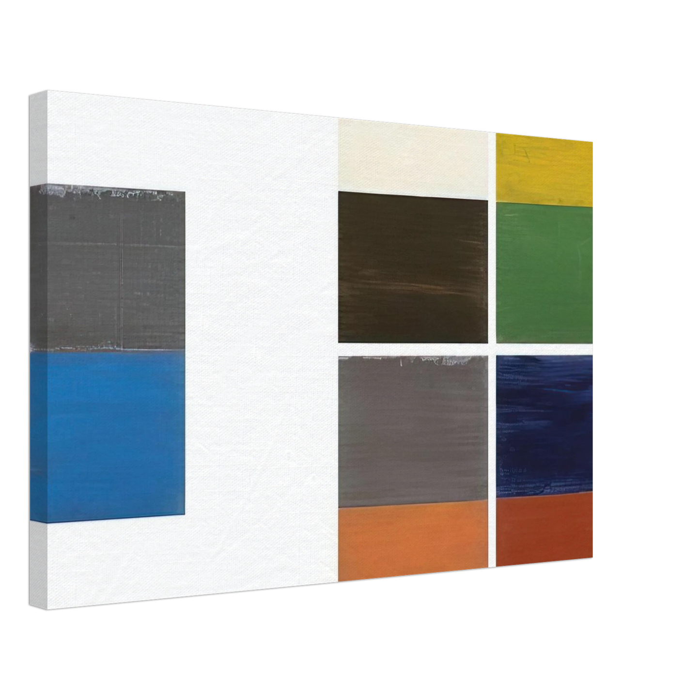 Gunther Forg - Untitled in 5 parts - 1987 Canvas - 40x60 cm / 16x24 inches-canvas