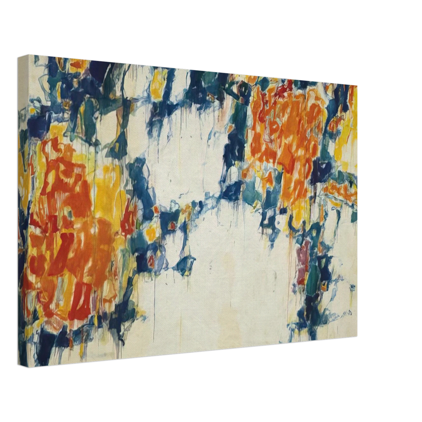 Sam Francis - Basel Mural I Canvas - 40x60 cm / 16x24 inches-canvas