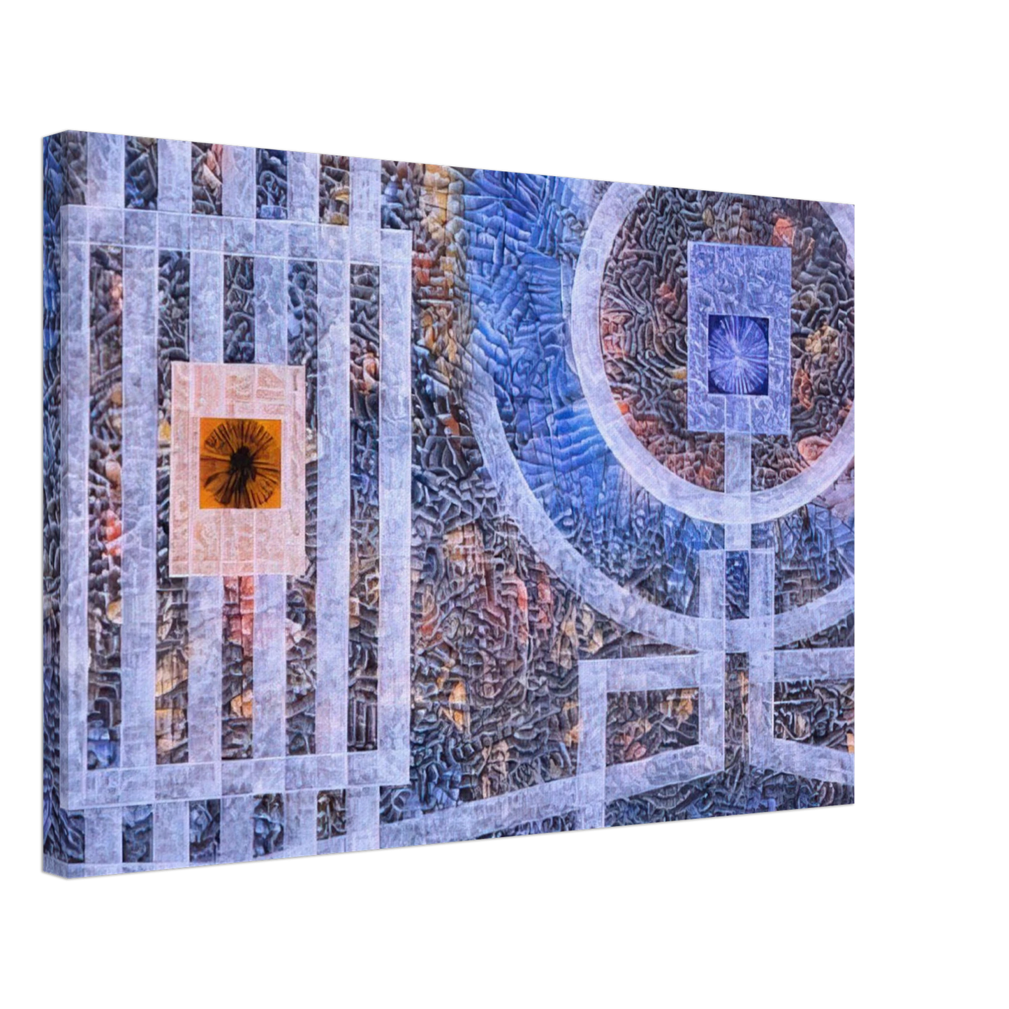 Jimmy Ernst - Exile - 1974 Canvas - 70x100 cm / 28x40 inches-canvas