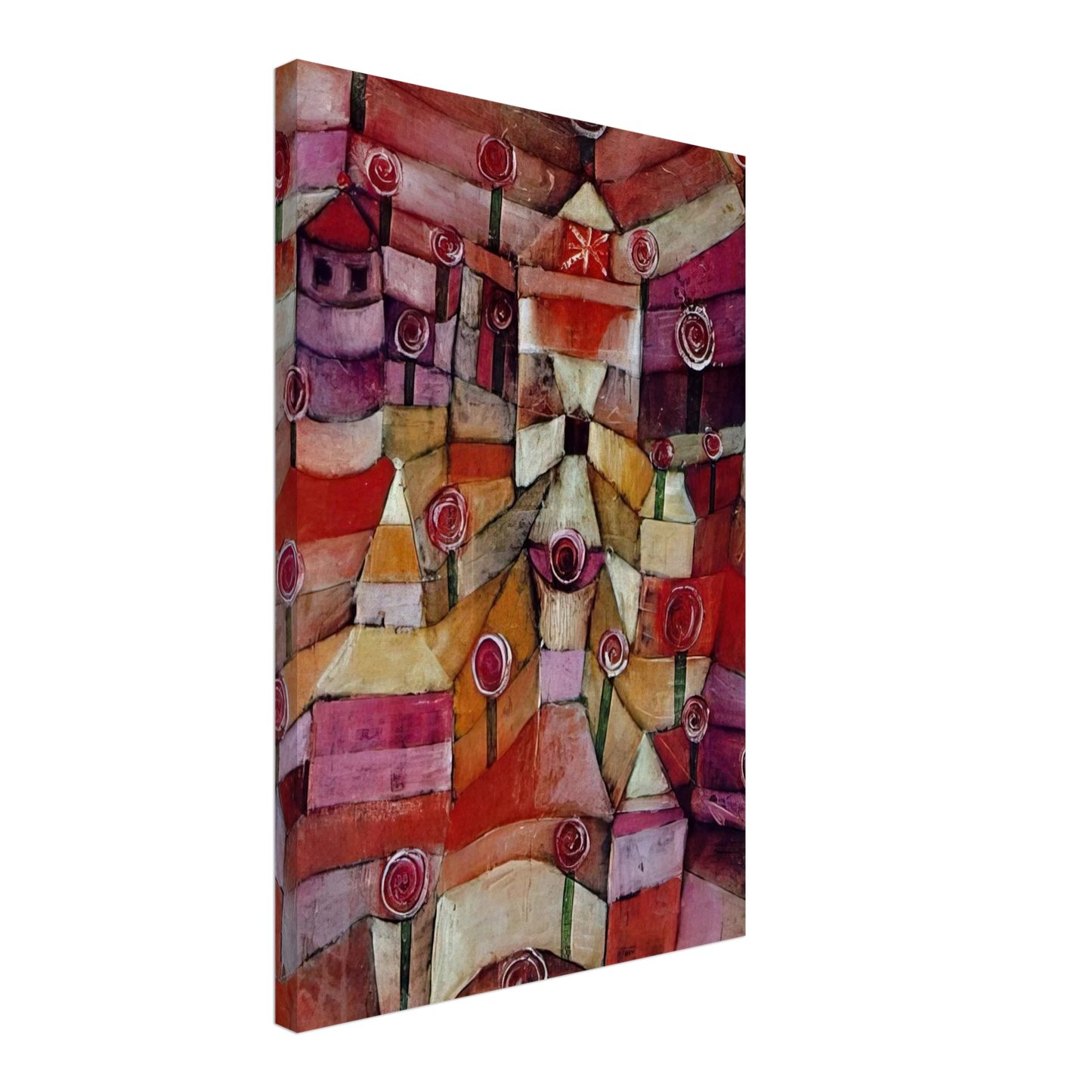 Paul Klee - ROSE GARDEN 1920 Canvas - 70x100 cm / 28x40 inches-canvas