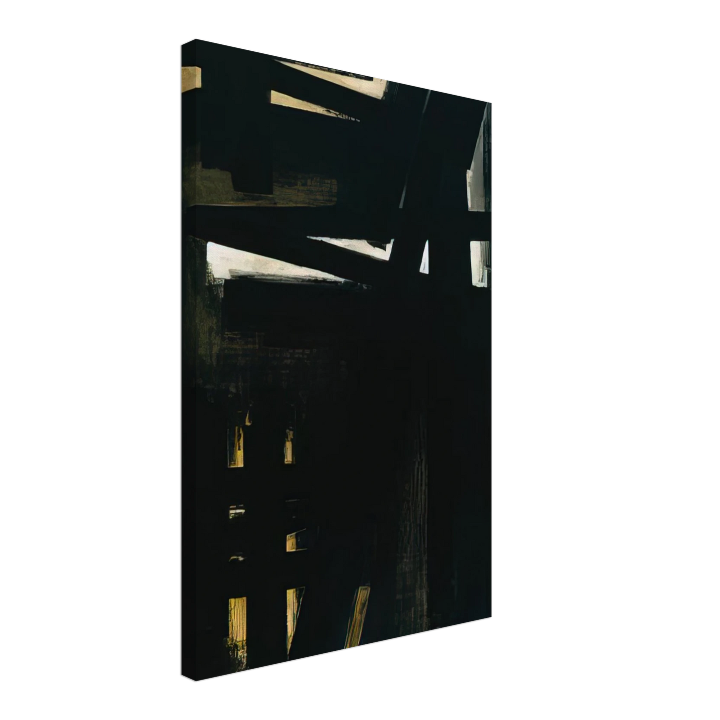 Pierre Soulages - Painting, 23 May 1953 - 1953 Canvas - 70x100 cm / 28x40 inches-canvas