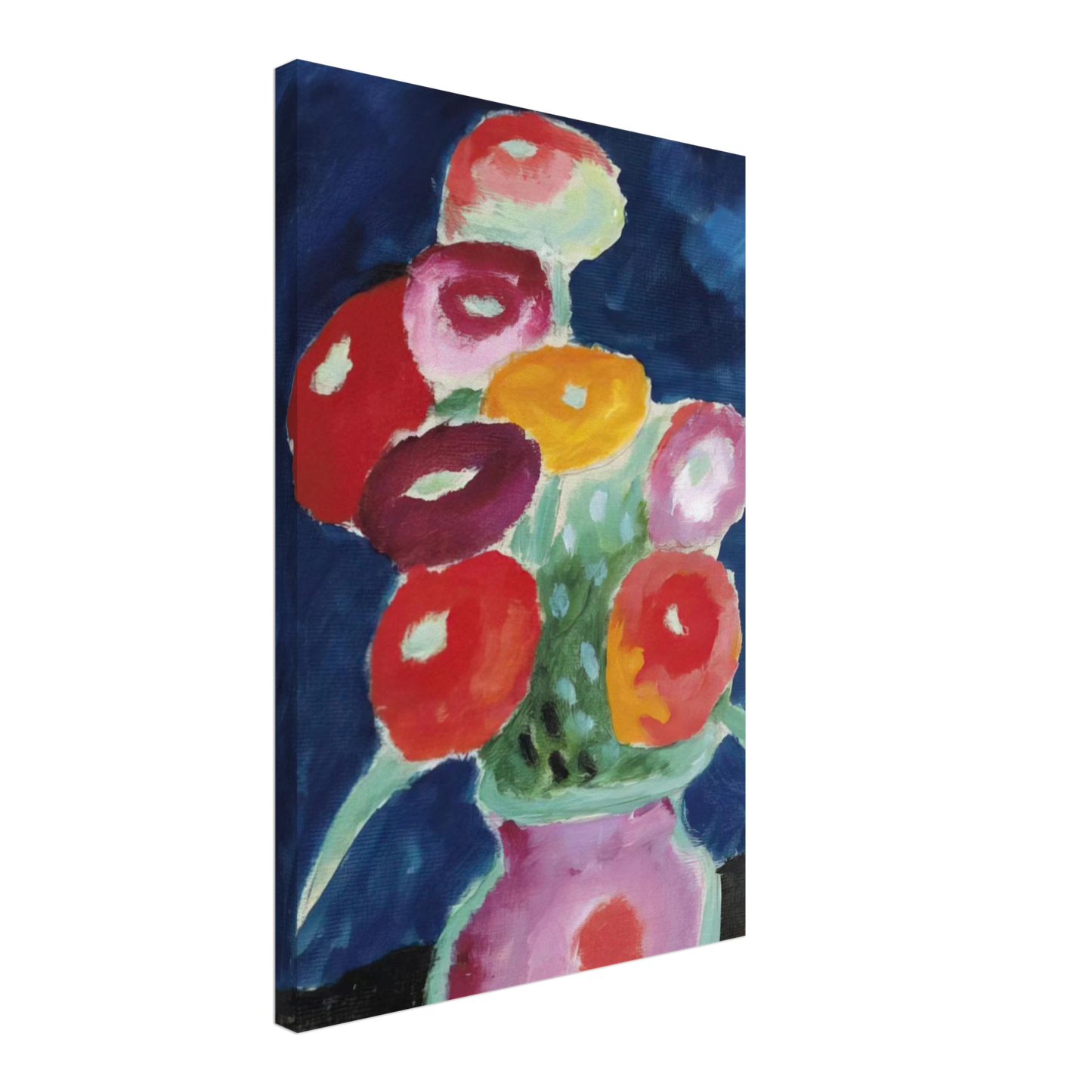 Alexej von Jawlensky - BLUMEN IN EINER VASE 1918 Canvas - 70x100 cm / 28x40 inches-canvas
