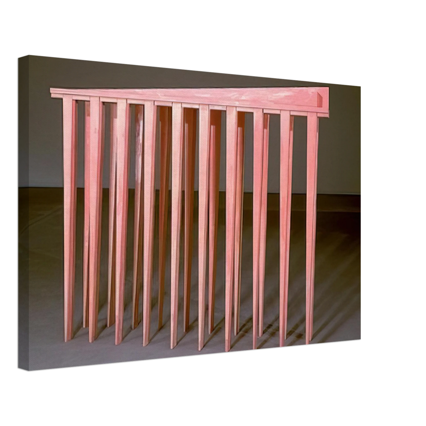 Louise Bourgeois - THE BLIND LEADING THE BLIND 1949 Canvas - 40x60 cm / 16x24 inches-canvas