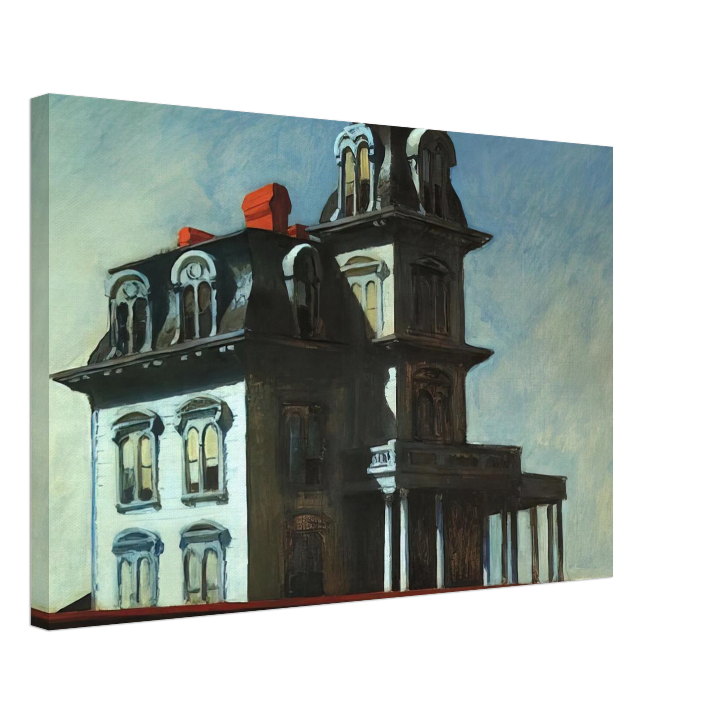 Edward Hopper - House by the Railroad Canvas - 70x100 cm / 28x40 inches-canvas