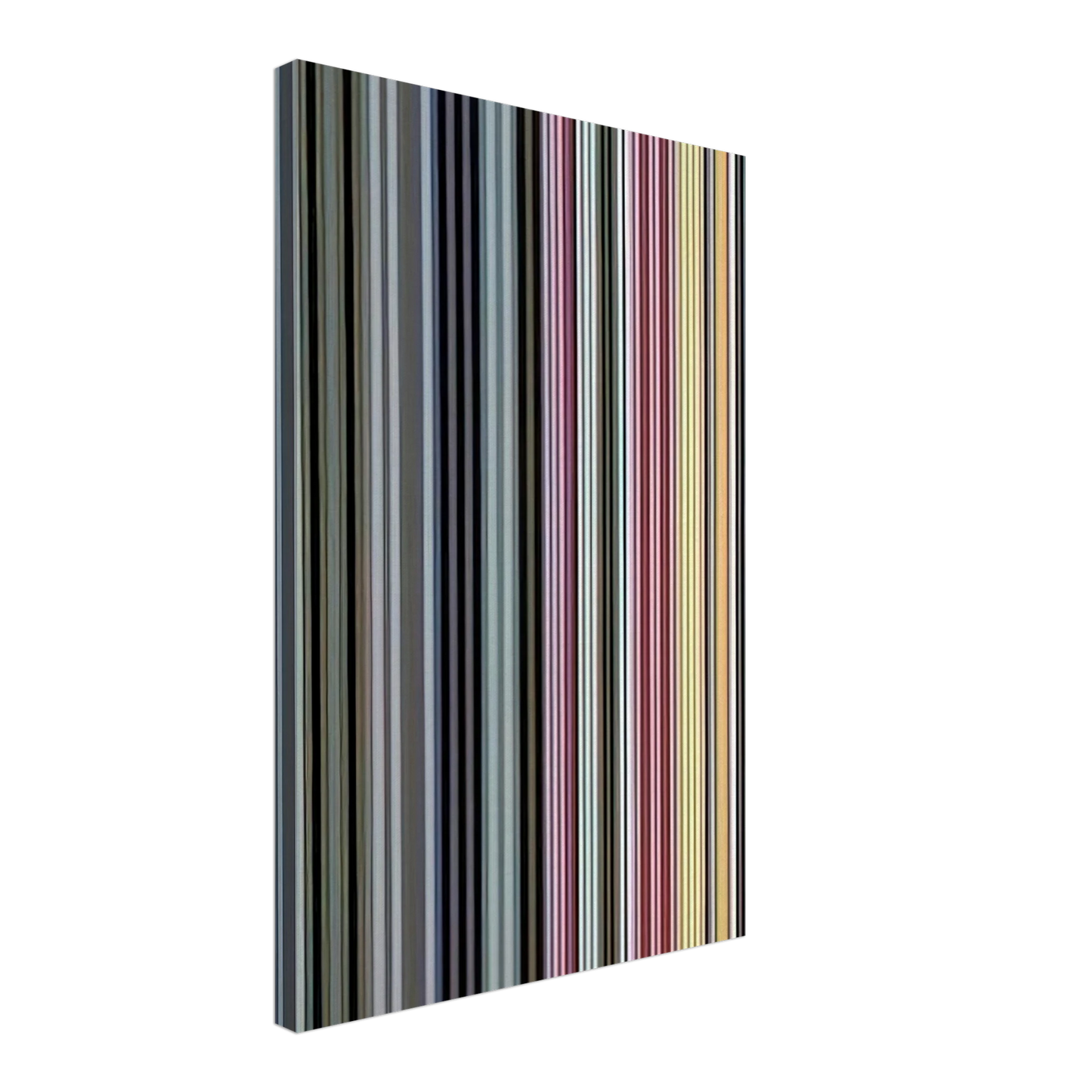 Gene Davis - Alice Tully Hall Sampler - 1961 Canvas - 40x60 cm / 16x24 inches-canvas