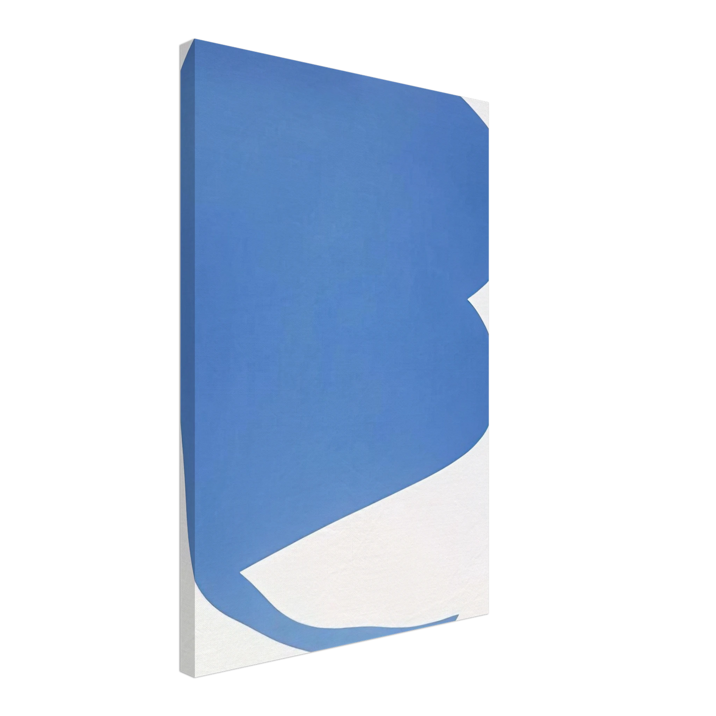 Ellsworth Kelly - Blue on White Canvas - 40x60 cm / 16x24 inches-canvas