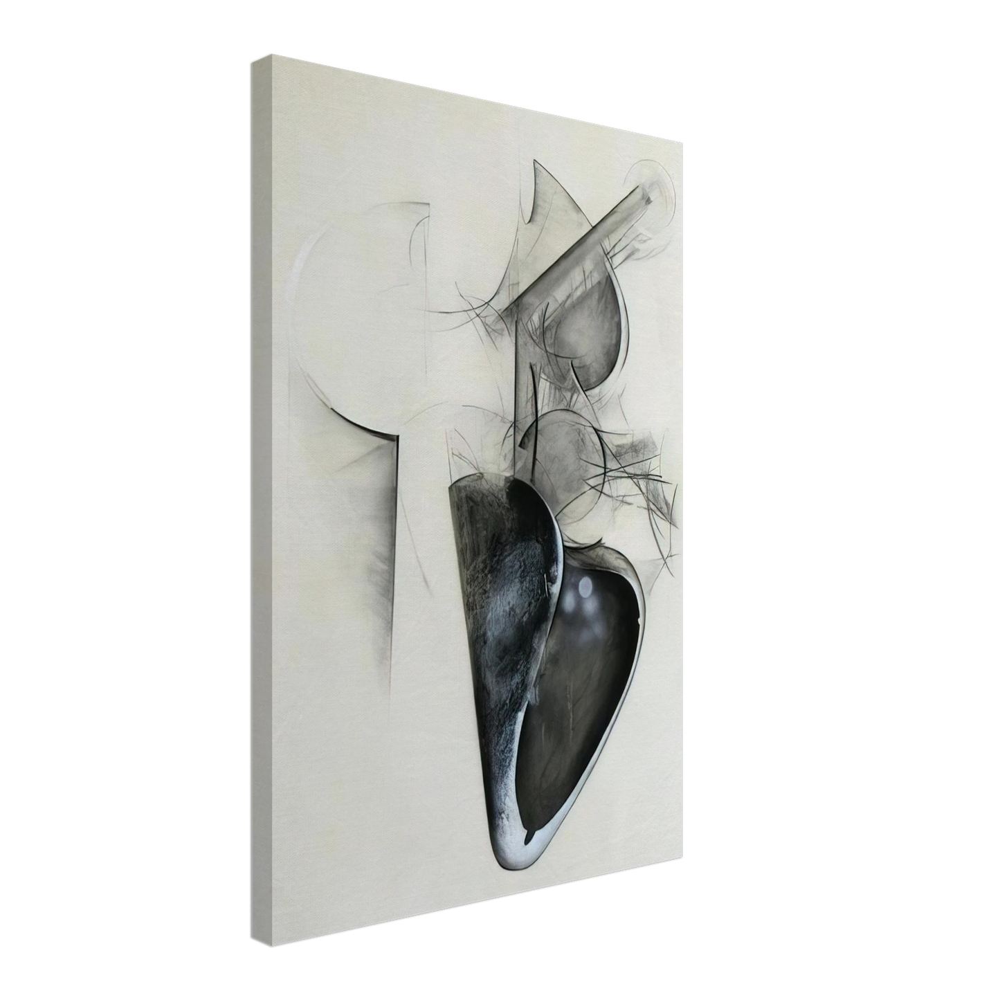 Jay DeFeo - Jay DeFeo/BIG/Untitled Shoetree series Canvas - 70x100 cm / 28x40 inches-canvas