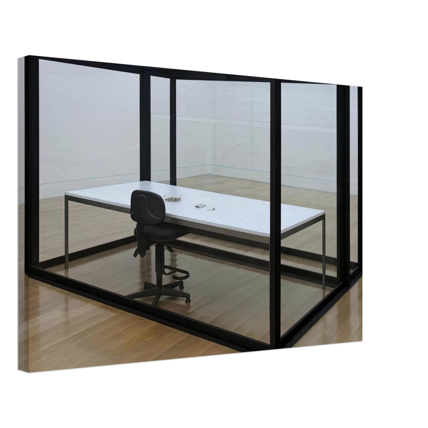 Damien Hirst - THE ACQUIRED INABILITY TO ESCAPE 1991 Canvas - 40x60 cm / 16x24 inches-canvas