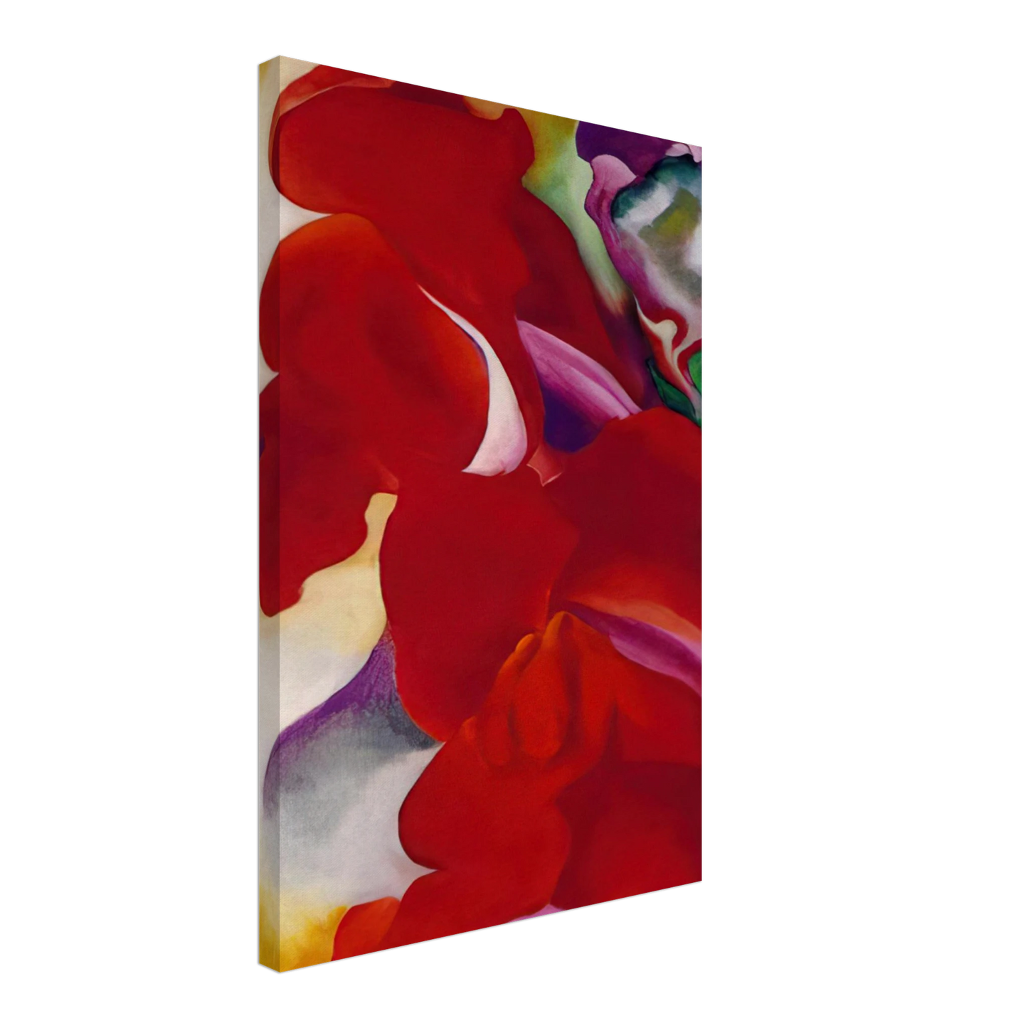 Georgia O'Keeffe - Red Snapdragons Canvas - 70x100 cm / 28x40 inches-canvas