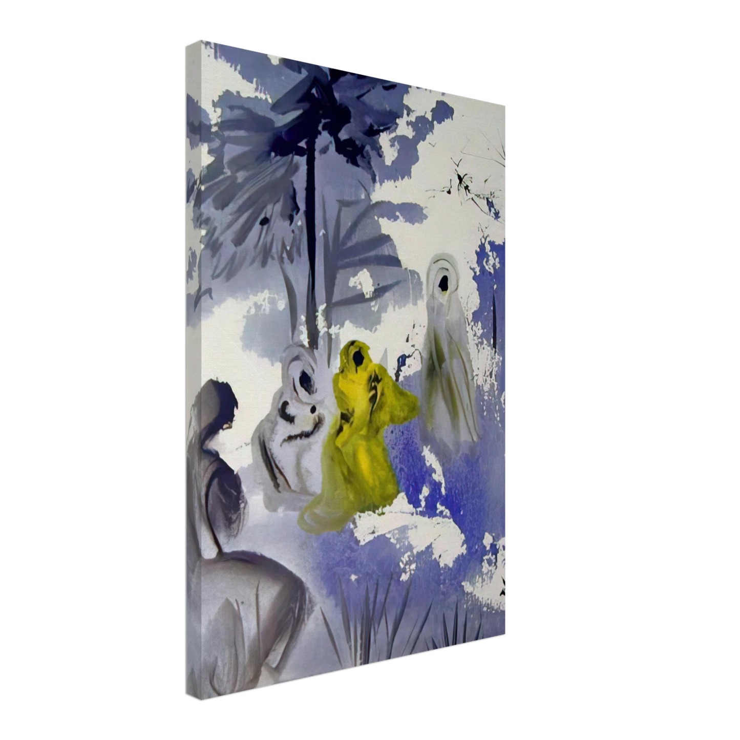 Salvador Dali - FAMILIA RUTH MOABITIDIS 1964 Canvas - 70x100 cm / 28x40 inches-canvas