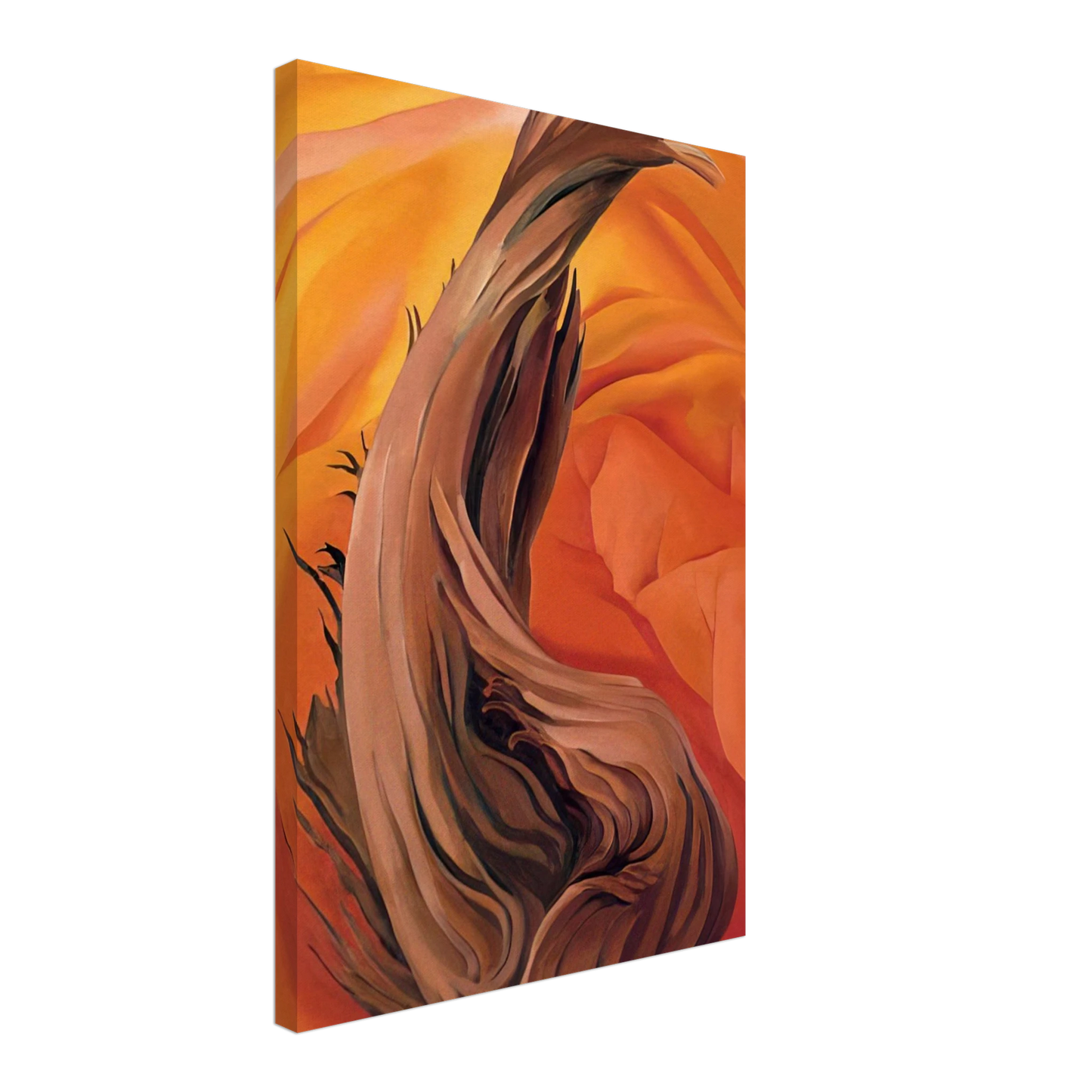 Georgia O'Keeffe - Stump in Red Hills Canvas - 70x100 cm / 28x40 inches-canvas
