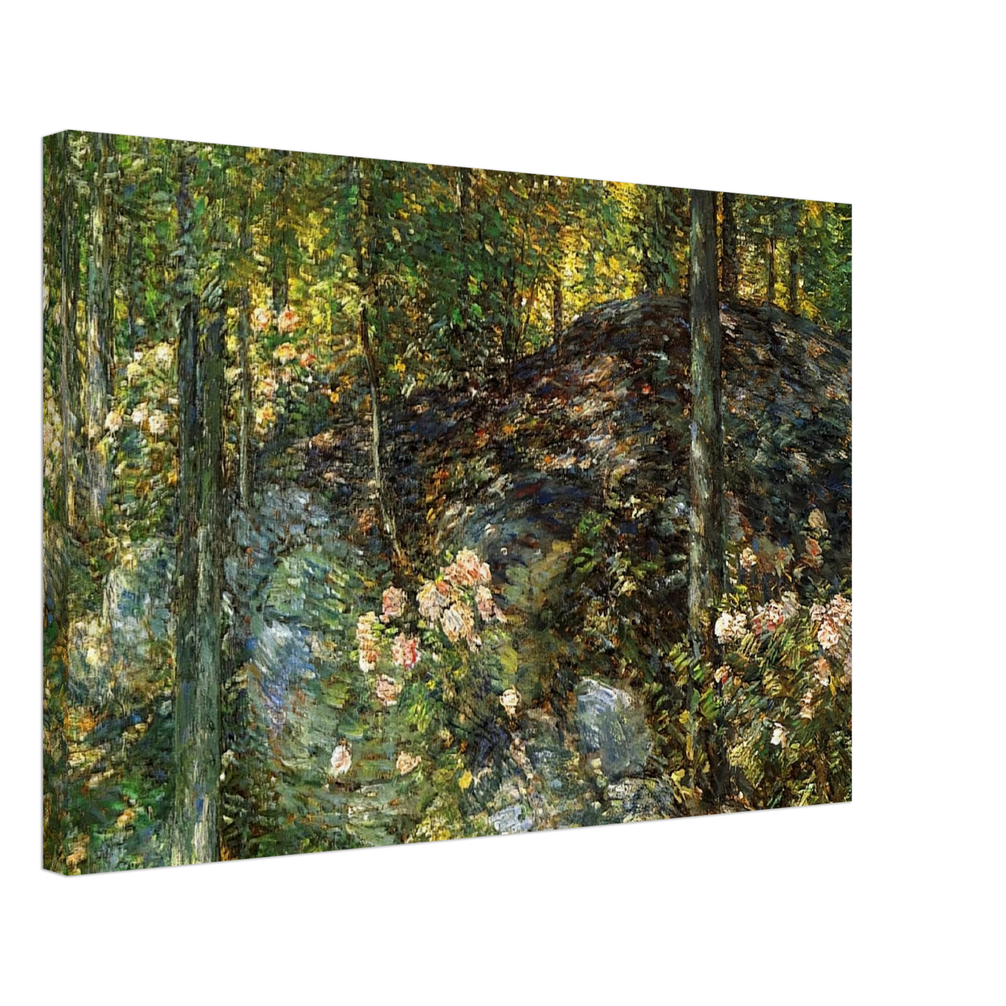 Childe Hassam - Laurel on the Ledges Canvas - 70x100 cm / 28x40 inches-canvas