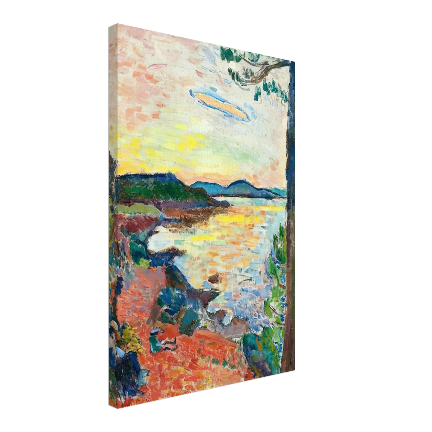 Henri Matisse - THE GULF OF SAINT TROPEZ 1904 Canvas - 40x60 cm / 16x24 inches-canvas